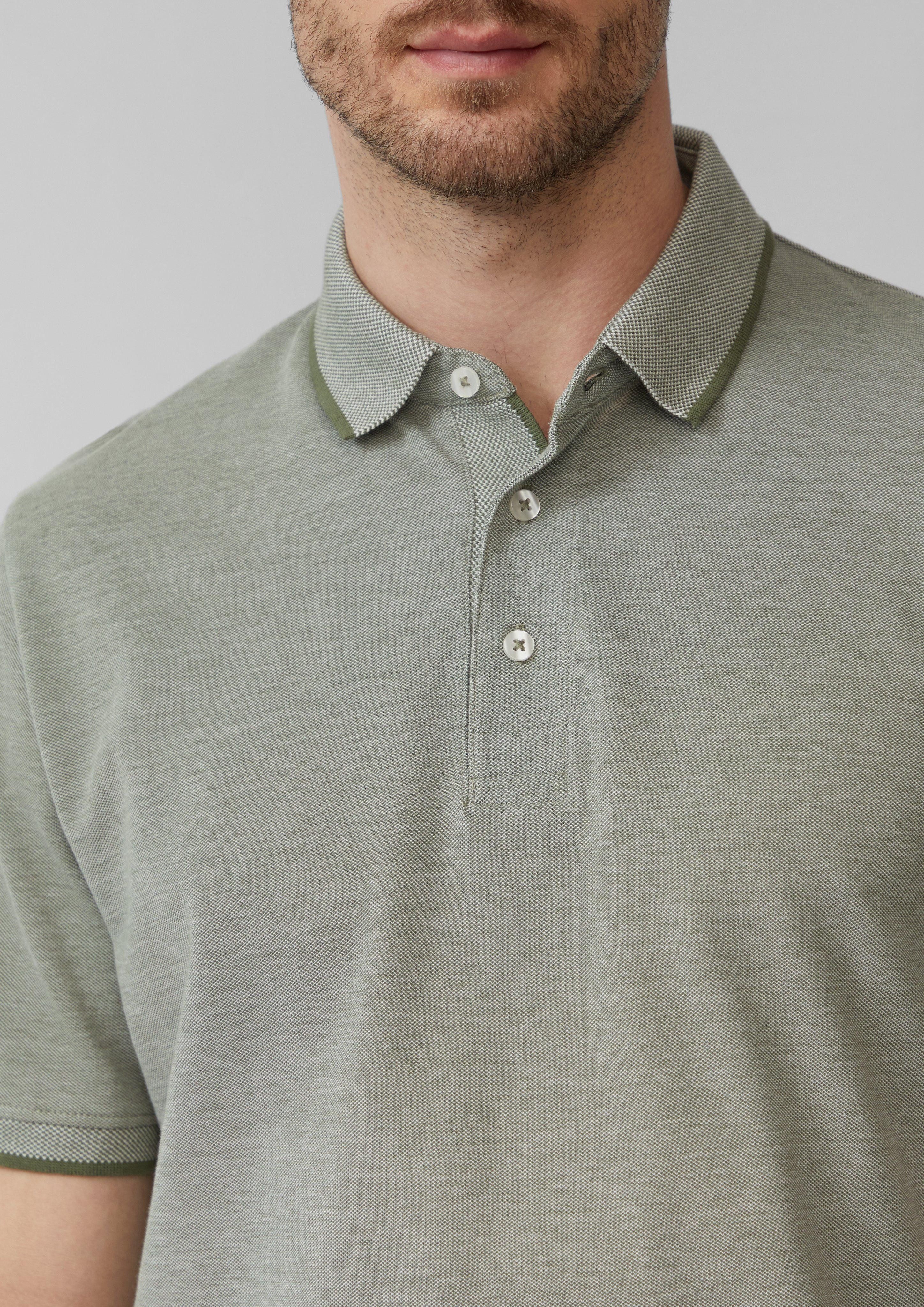 s.Oliver BLACK LABEL Kurzarmshirt Poloshirt aus günstig online kaufen