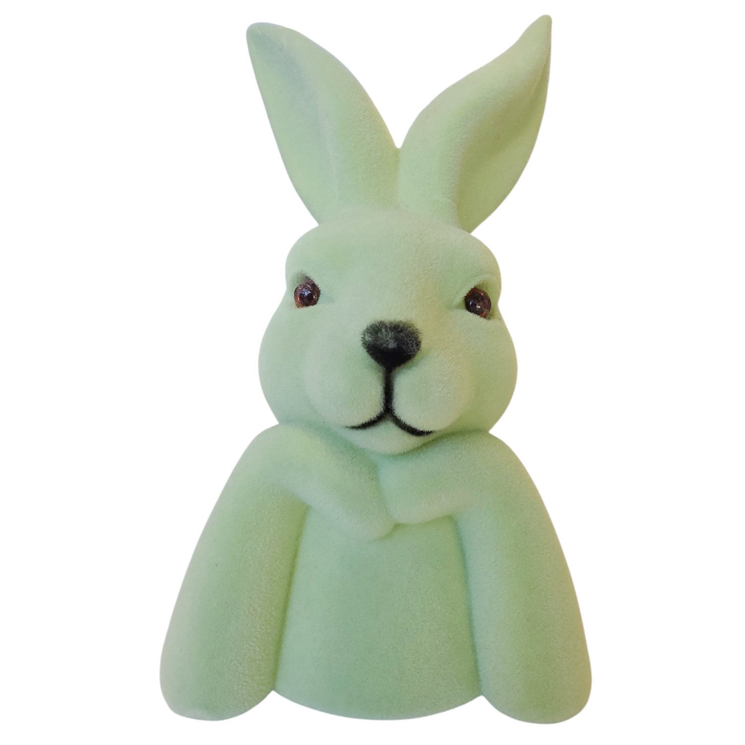 Macosa Home Osterhase Hasenbüste Pink, Orange od. Grün modern 29 cm (Dekofigur Büste Hasenfigur, 1 St., Osterhase Dekoration Ostern), bunt modern Osterhase Osterdeko