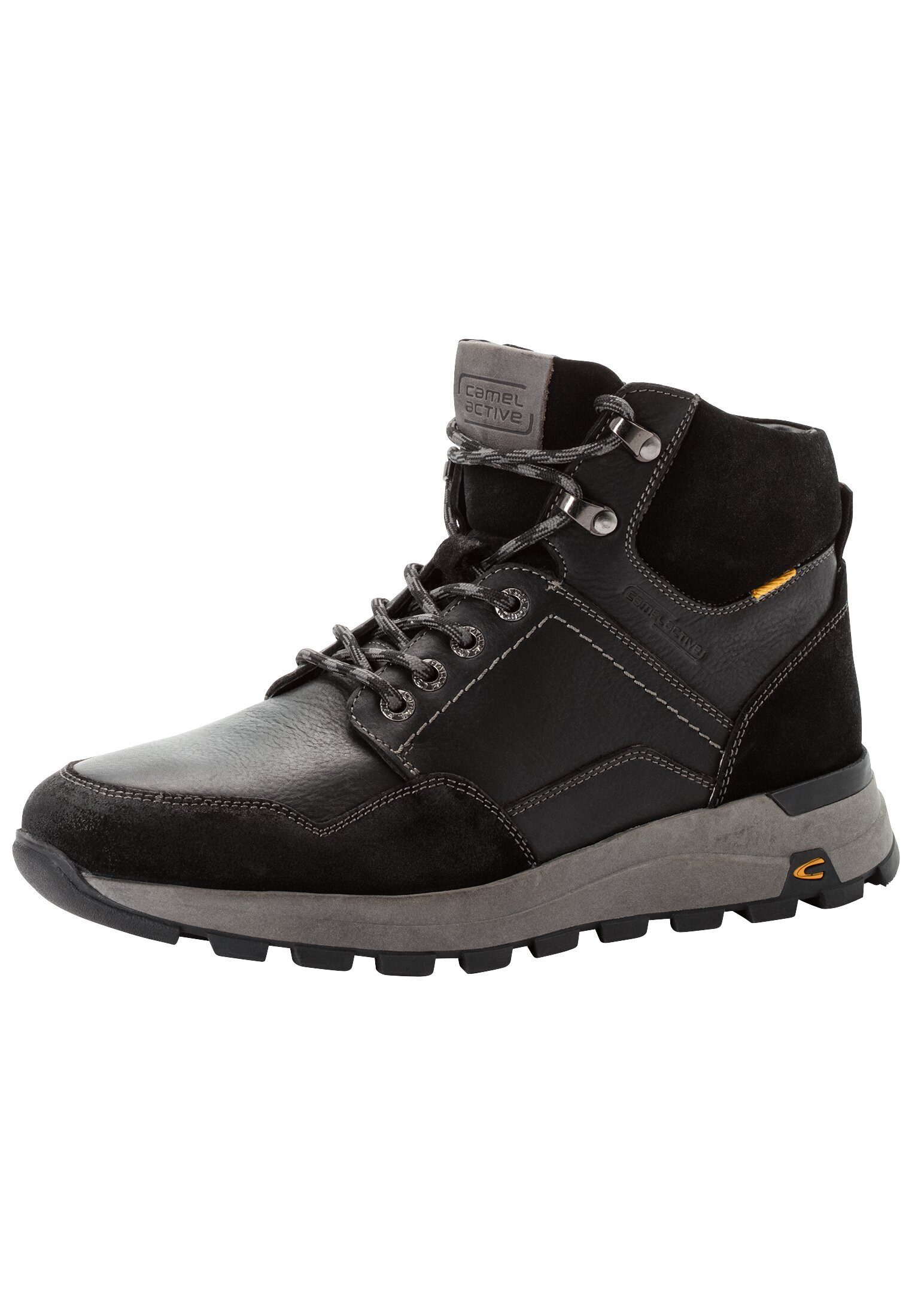 camel active Trekking Boot aus echtem Leder Schnürschuh günstig online kaufen