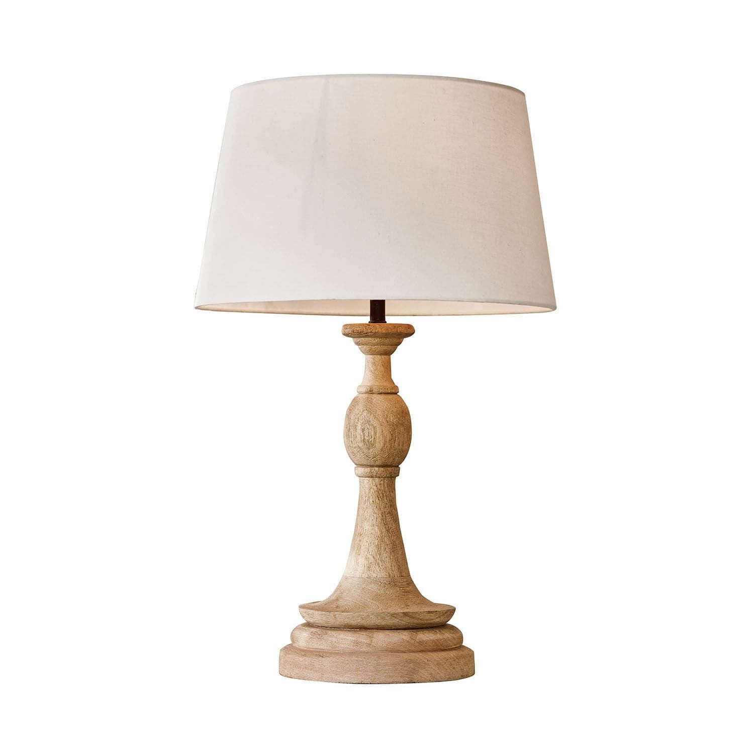 Mirabeau Tischleuchte Tischlampe Dardilly creme/braun günstig online kaufen