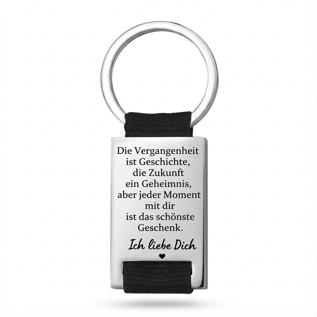 Geschenkehöhle Schlüsselanhänger PREMIUM Schlüsselanhänger mit edler Gravur als Schutzengel, Ein Schlüsselanhänger – fünf Botschaften, ein Gefühl: Liebe.