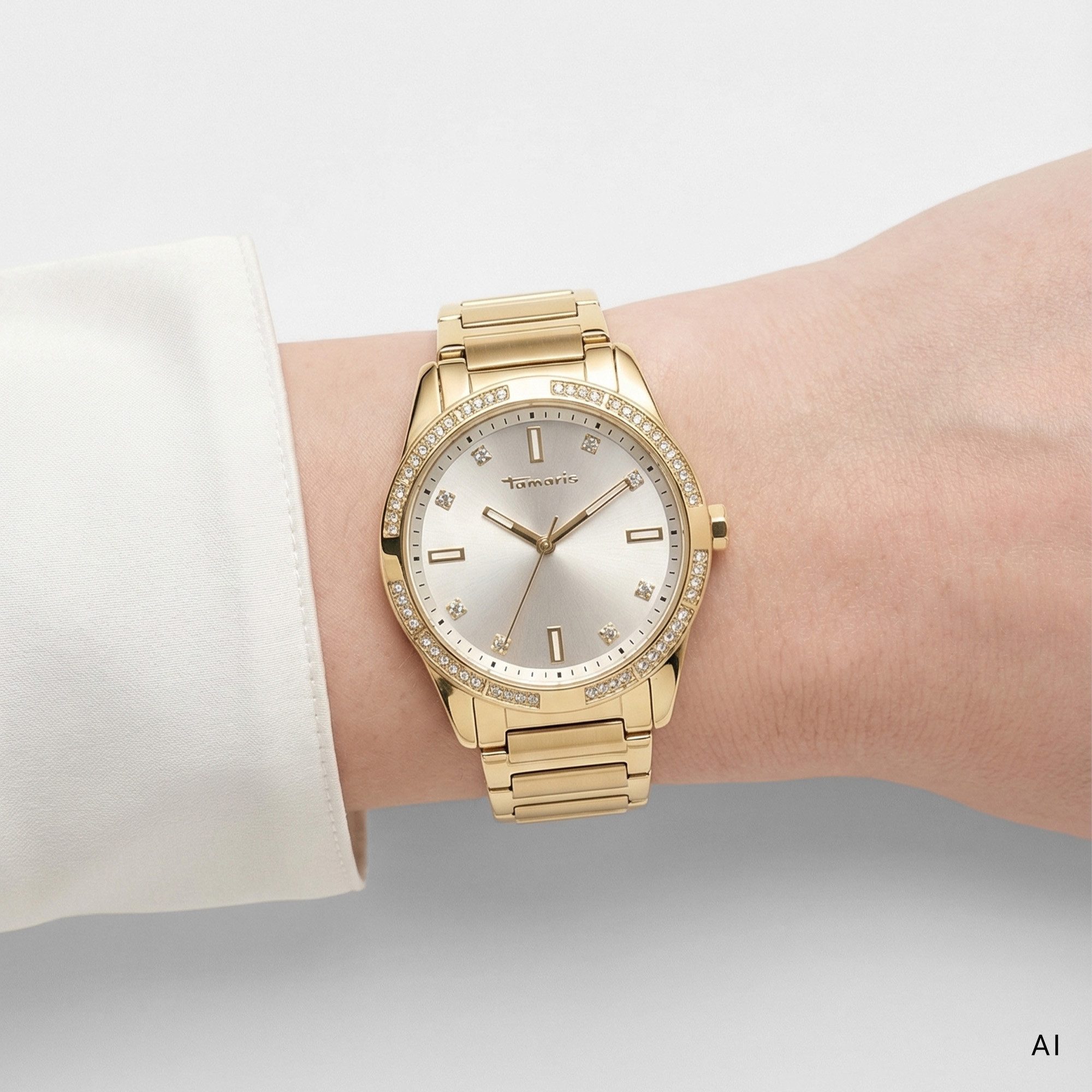 Tamaris Quarzuhr The Modern Classic Metall – Bild 4 von 4
