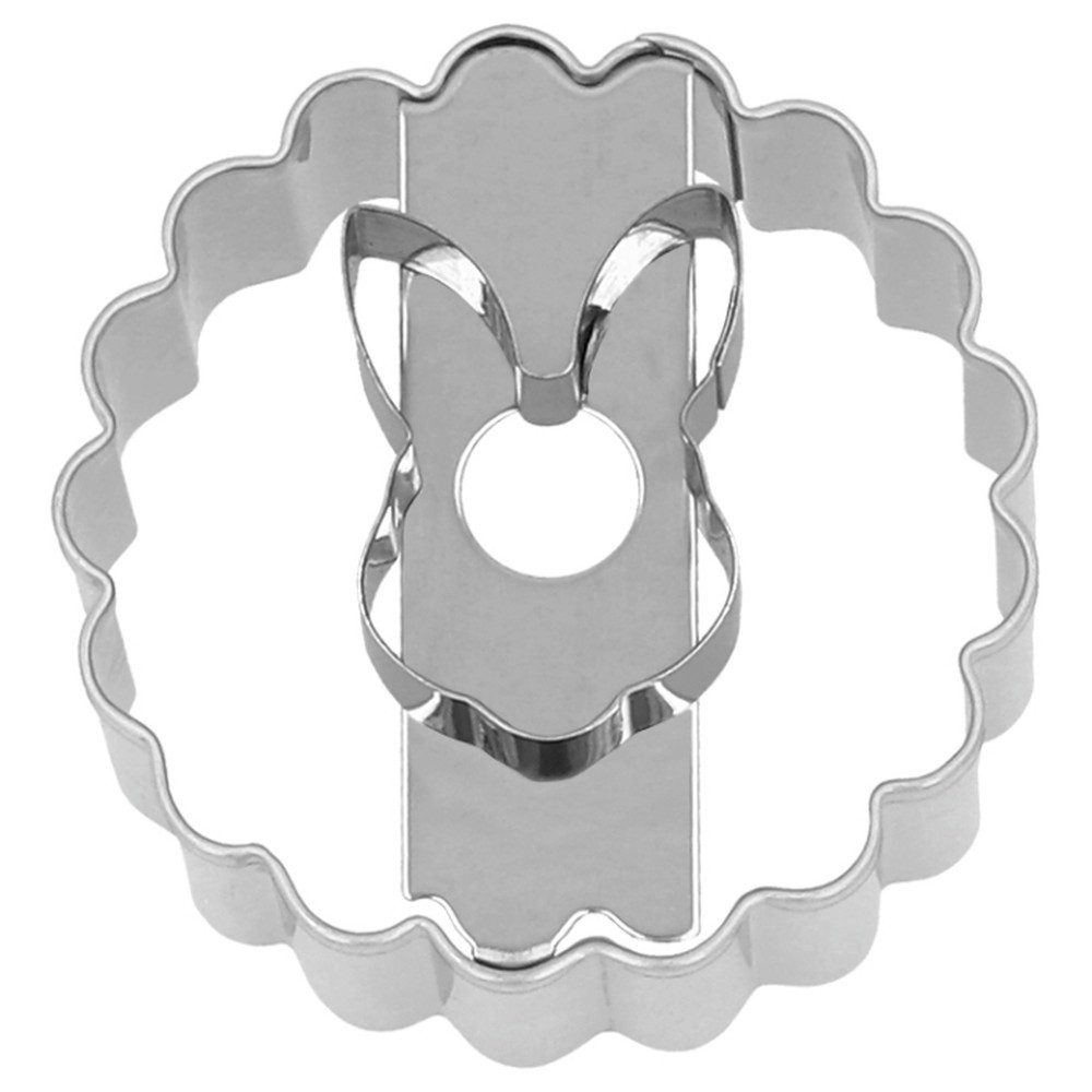 RBV Birkmann Ausstechform Ausstechform Linzer Hase 5 cm, Edelstahl