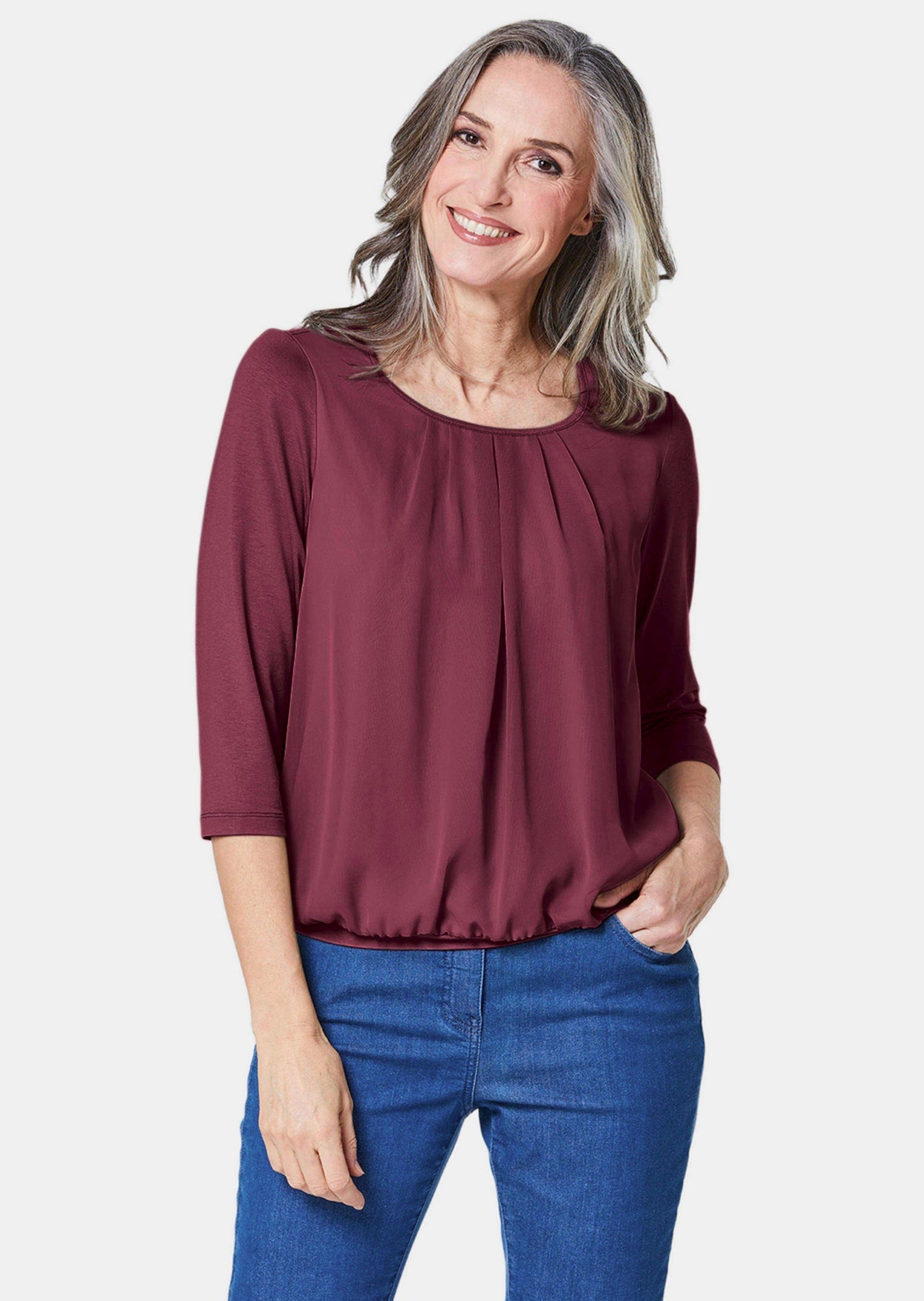 GOLDNER Shirtbluse Gepflegtes Shirt in eleganter günstig online kaufen
