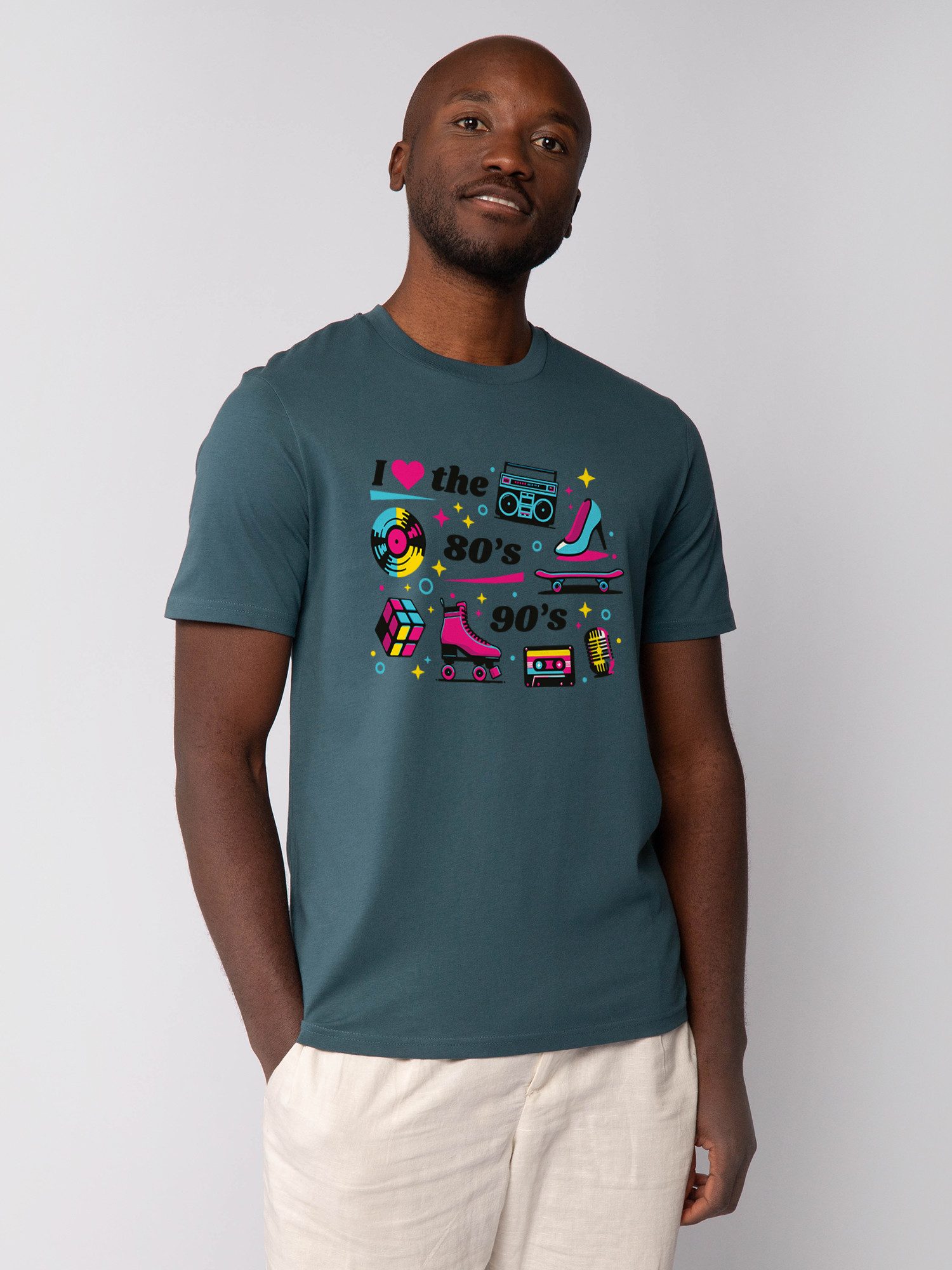 wat? Apparel T-Shirt 80s Love