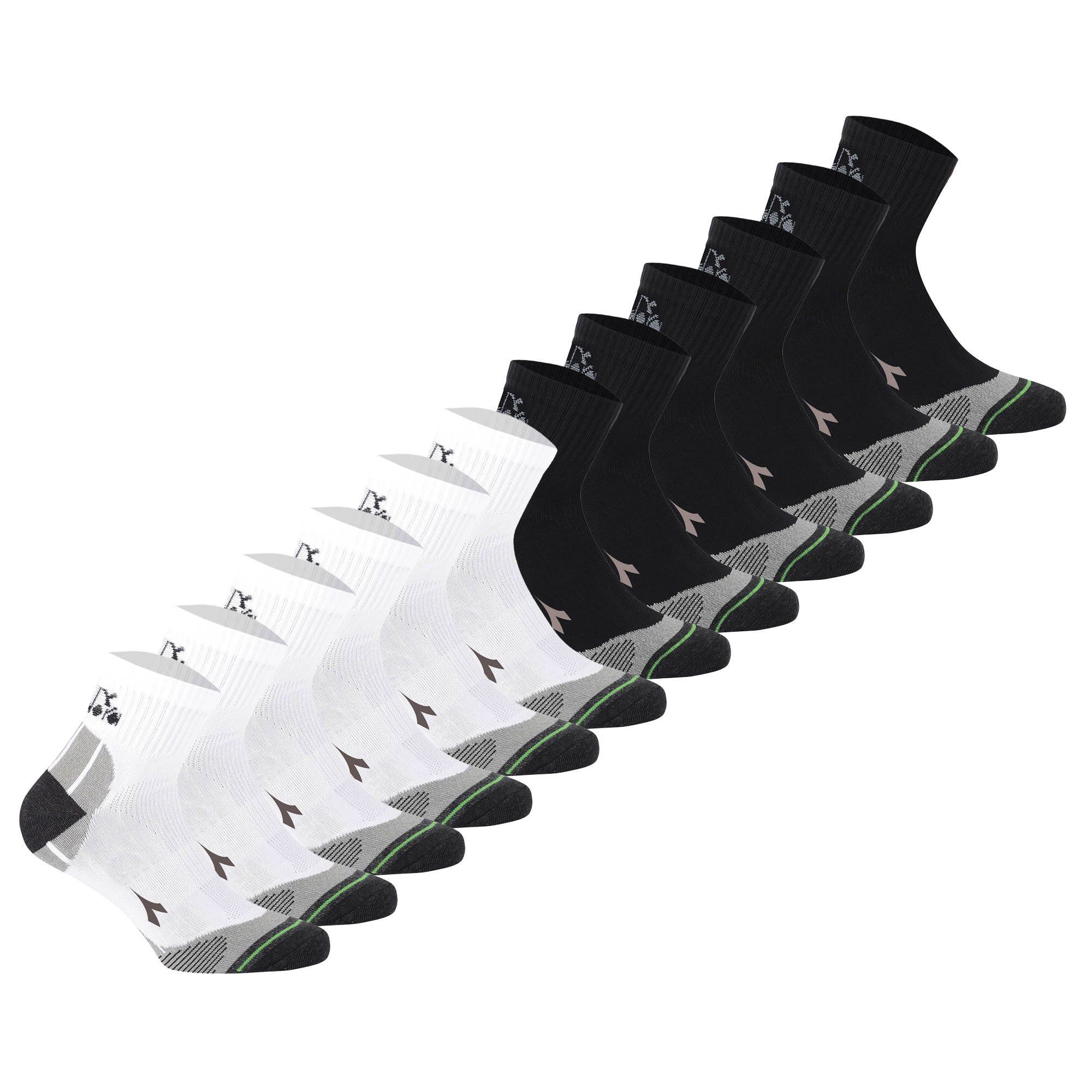 Sportsocken Unisex Socken 12er Pack Baumwolle
