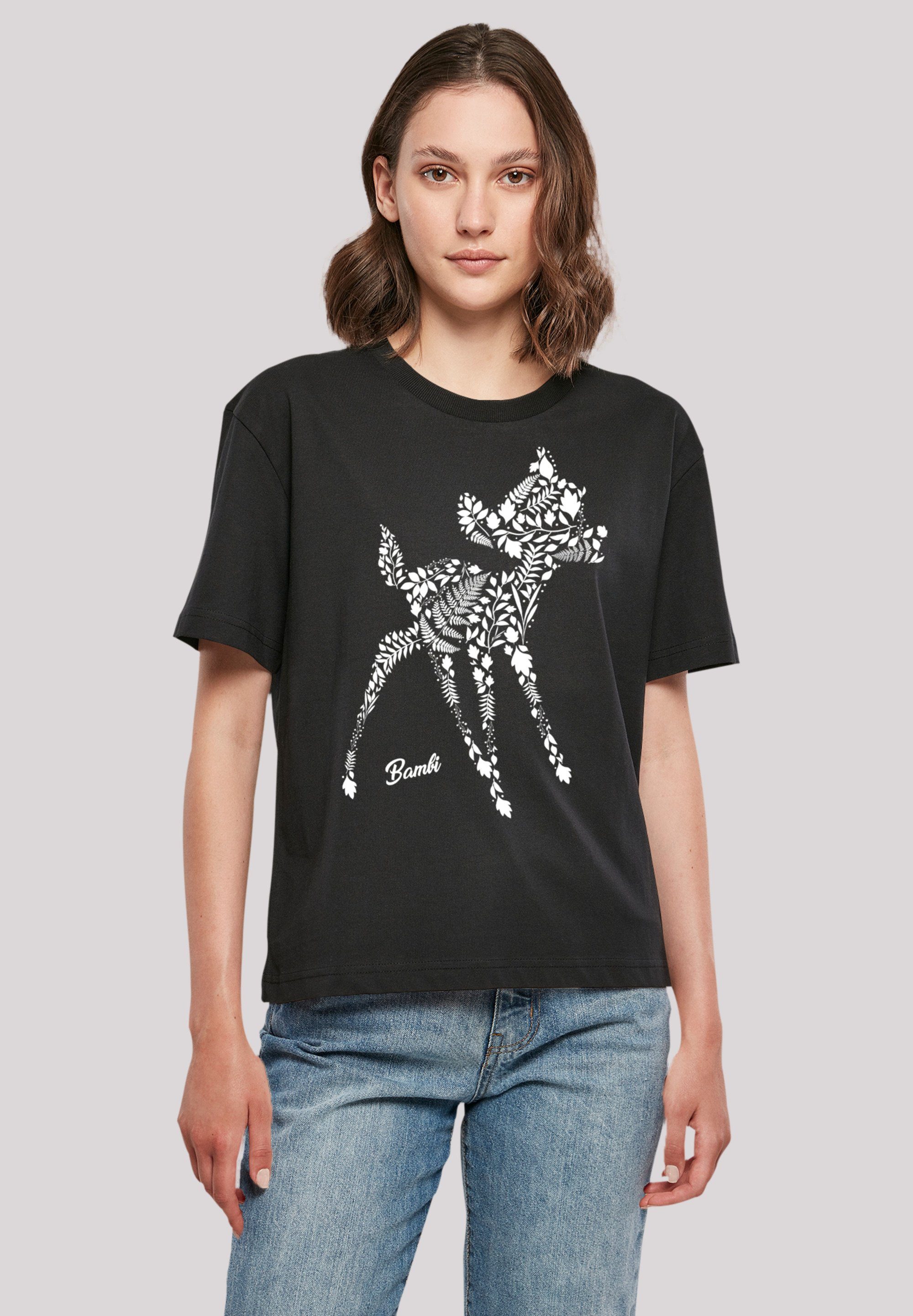 kombinierbar Komfortabel F4NT4STIC Botanica Bambi vielseitig Premium Qualität, T-Shirt und Disney