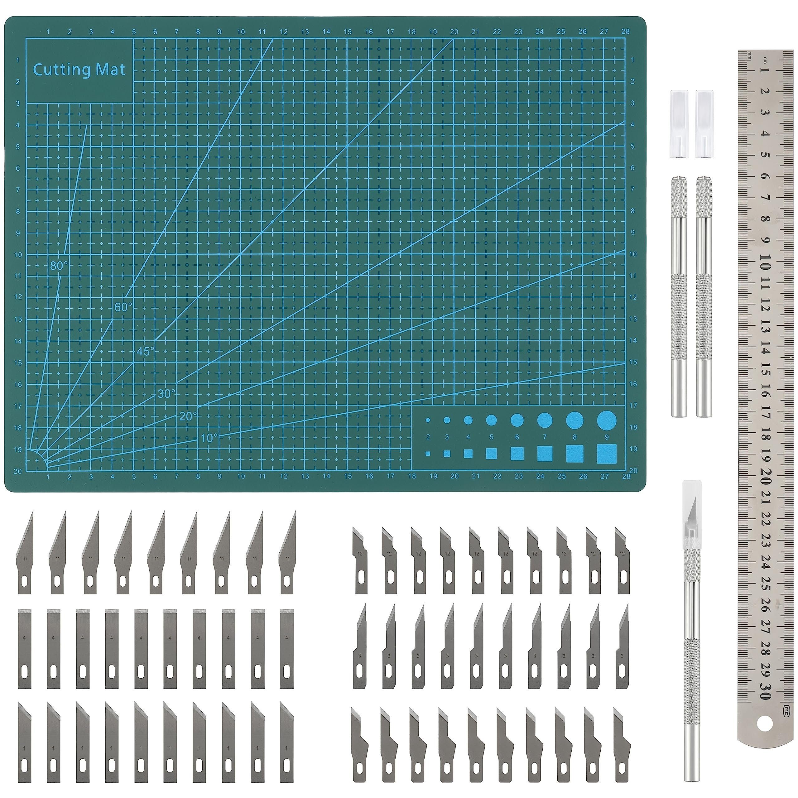 Belle Vous Cuttermesser Bastelmesser Skalpell Set - Präzisions-Hobbyklingen | Cutter