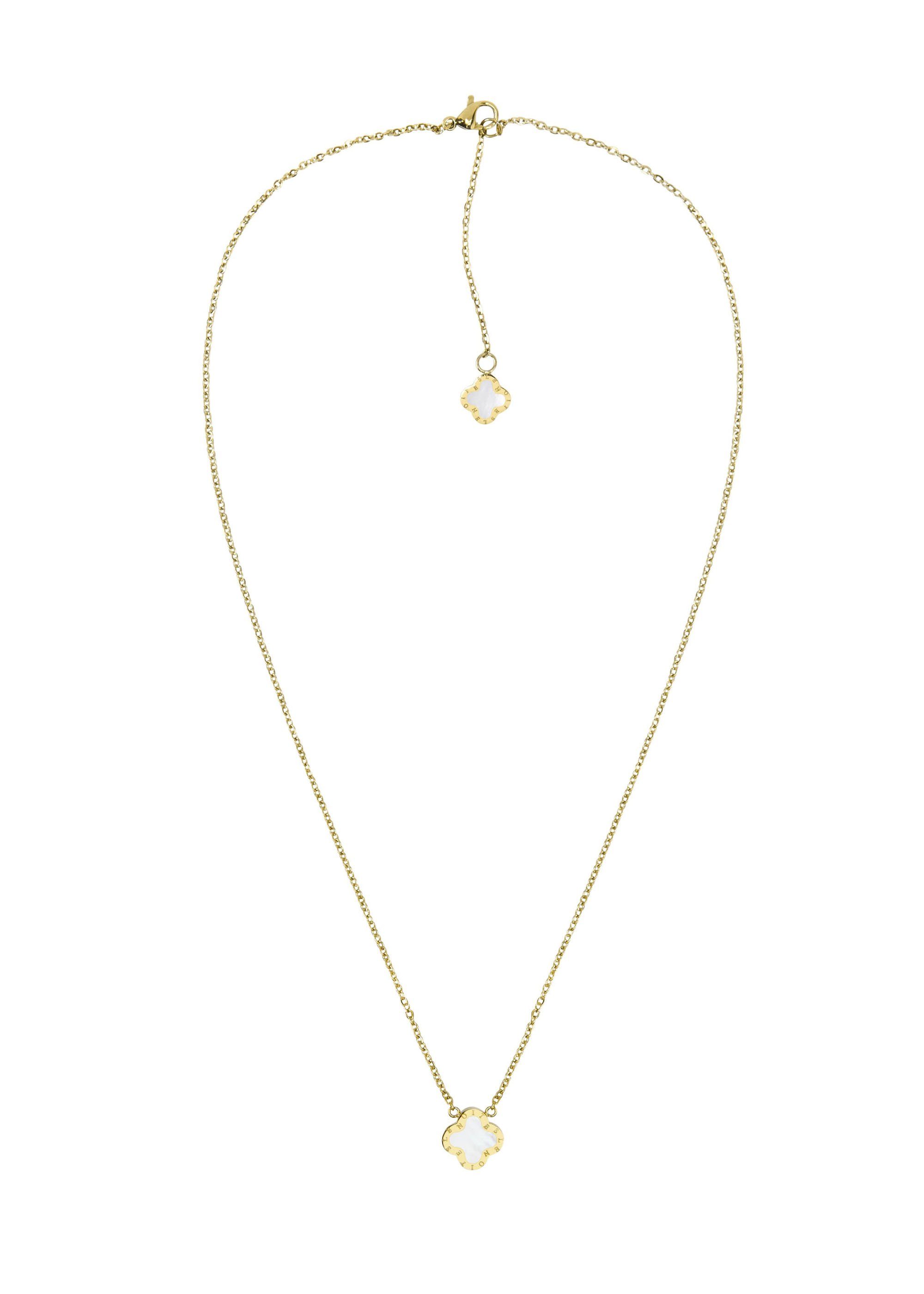 Lenoites Kette mit Anhänger Four-leaf Clover Mini, aus Chirurgischem Stahl günstig online kaufen