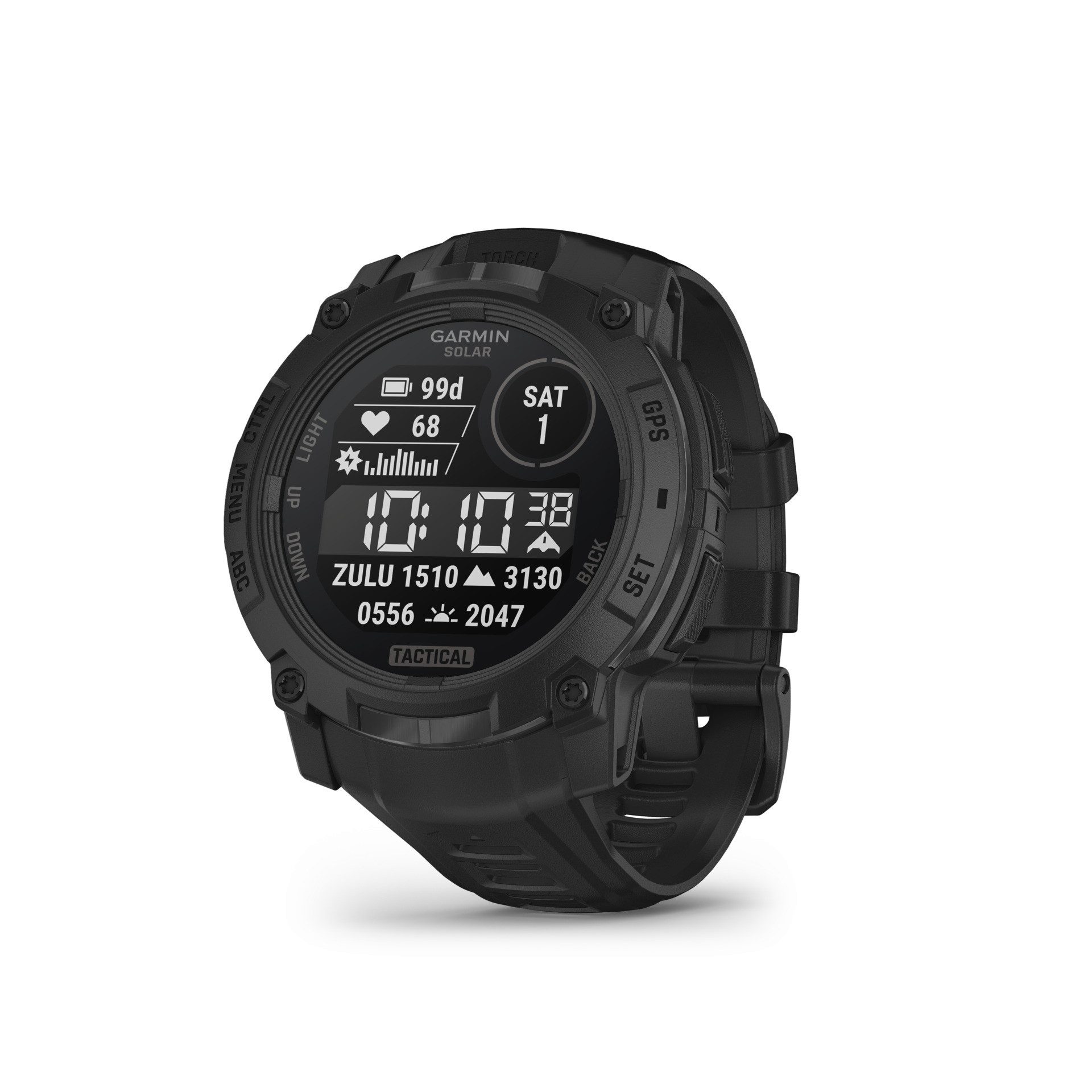 Garmin Instinct 3 Solar Tactical Edition Smartwatch (3,3 cm/1,3 Zoll, Garmin)