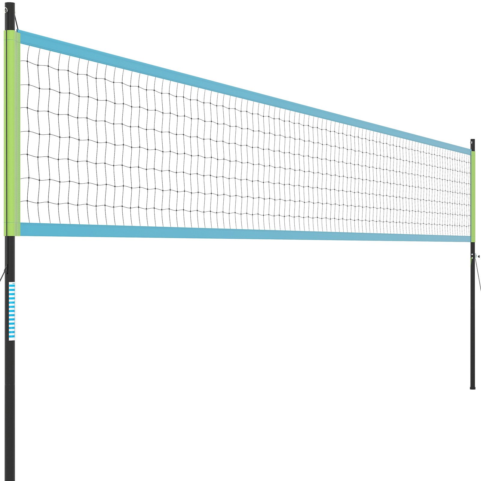 COSTWAY Volleyballnetz, 9,75 x 0,9 m Pool Volleyball Netz Höhenverstellbar