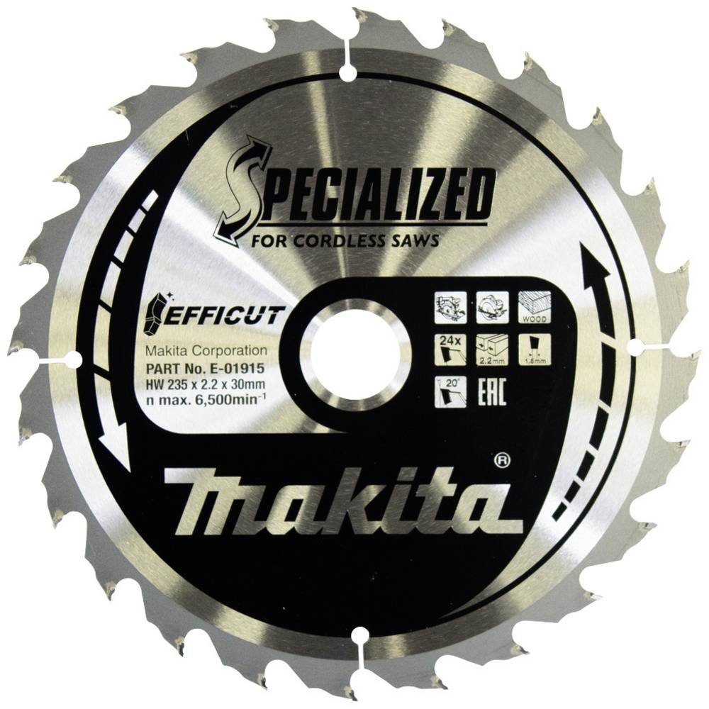 Makita Kreissägeblatt EFFICUT Sägeb.235x30x24Z E-01915