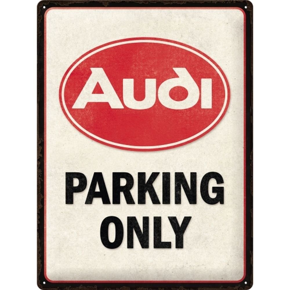 Nostalgic-Art Metallschild Blechschild 30 x 40 cm - Audi - Audi Parking Onl günstig online kaufen