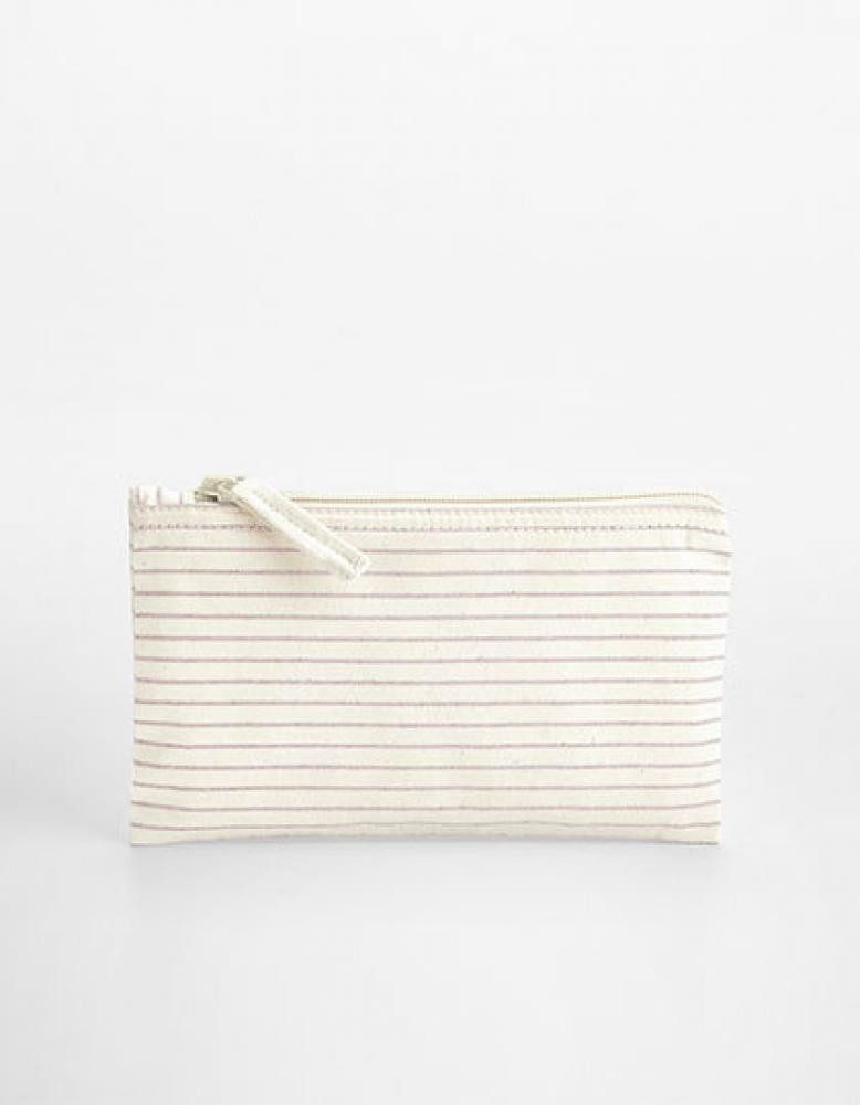 Westford Mill Сумки для туалетного приладдя Striped Organic Cotton Accessory Pouch Сумки для туалетного приладдя