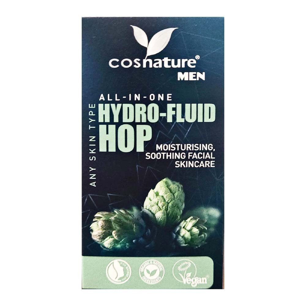 50 Hop Men Hydro ml Gesichtspflege Feuchtigkeitsfluid Fluid All-in-one Cosnature cosnature