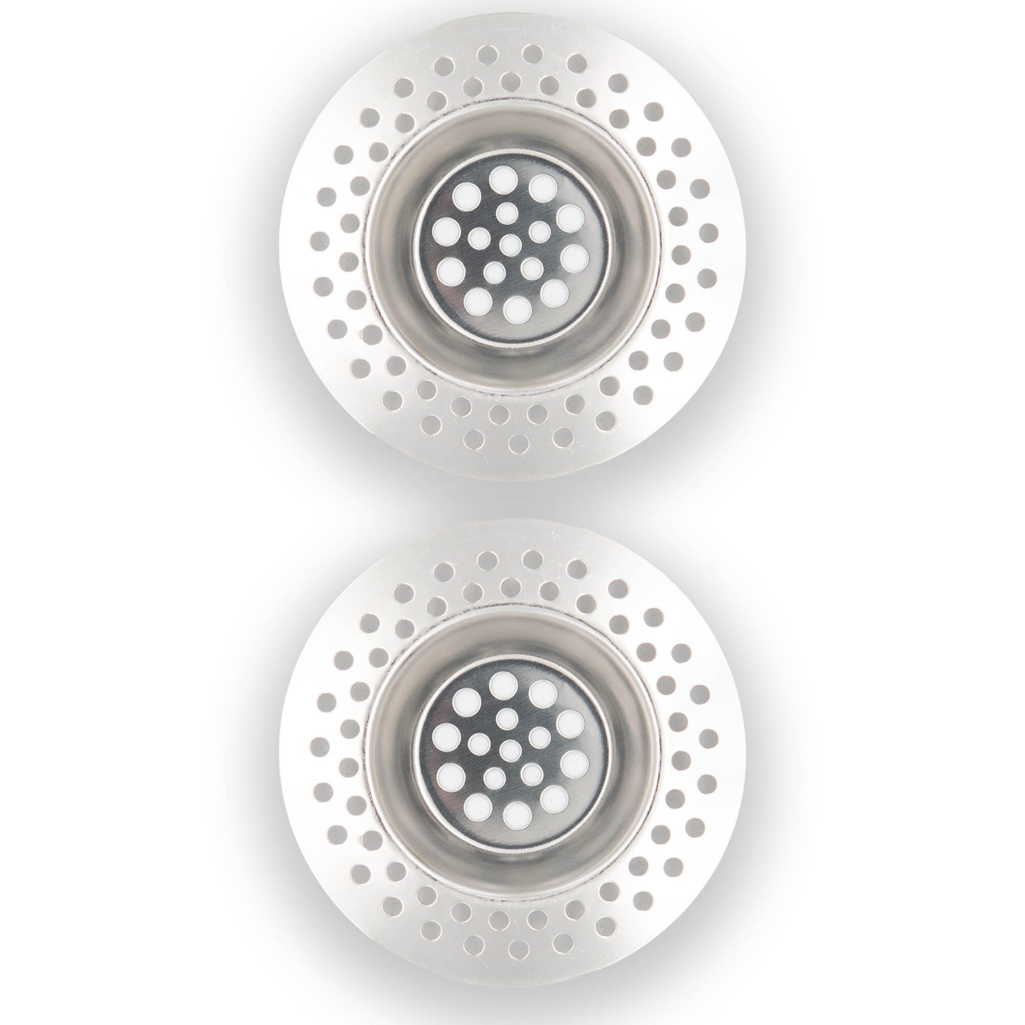 Osma Abflusssieb 2x Abflusssieb Abfluss Sieb Abflussschutz, Spülbecken, Spüle, Dusche, Badewanne, Set – Bild 3 von 4