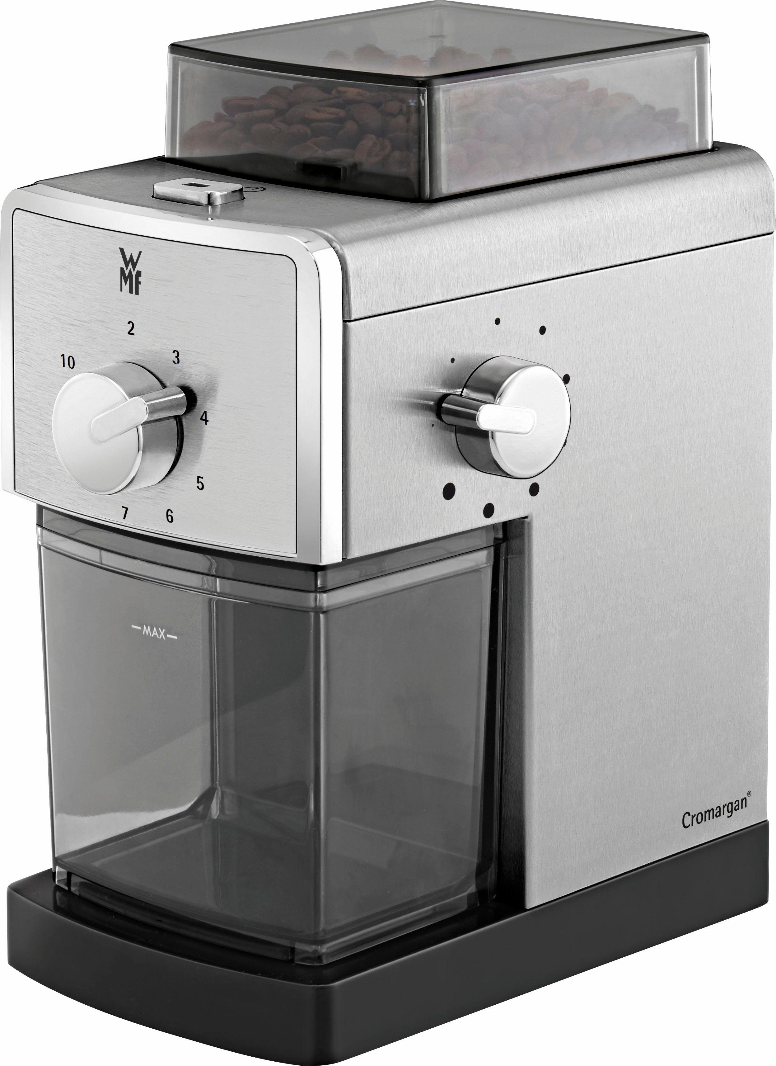 WMF Kaffeemühle Stelio Edition, 110 W, Scheibenmahlwerk, 180 g Bohnenbehälter