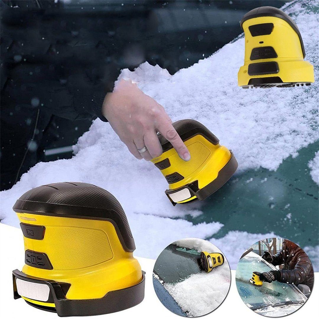 Einziehbarer Enteiser, 2-in-1-Schneebürste für Auto-Windschutzscheiben,  ergonomischer Auto-Schneeräumer mit Schaumstoffgriff und Schneeschaber mit  um