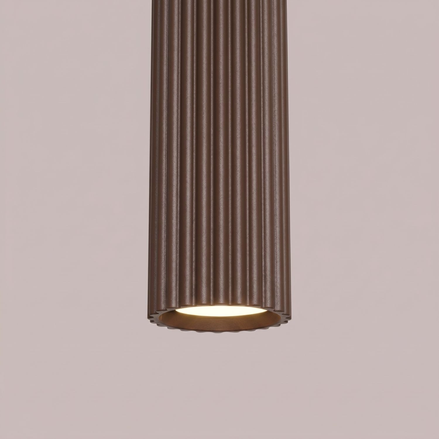Licht-Erlebnisse Pendelleuchte BERTA, ohne Leuchtmittel, H: max. 118 cm Ø 8 cm rund GU10 Modern