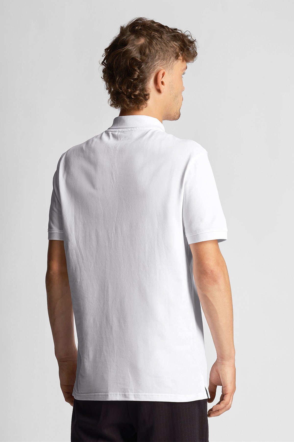Baumwolle, 100% Weiß Normale Aus Scott Lyle & Passform Poloshirt