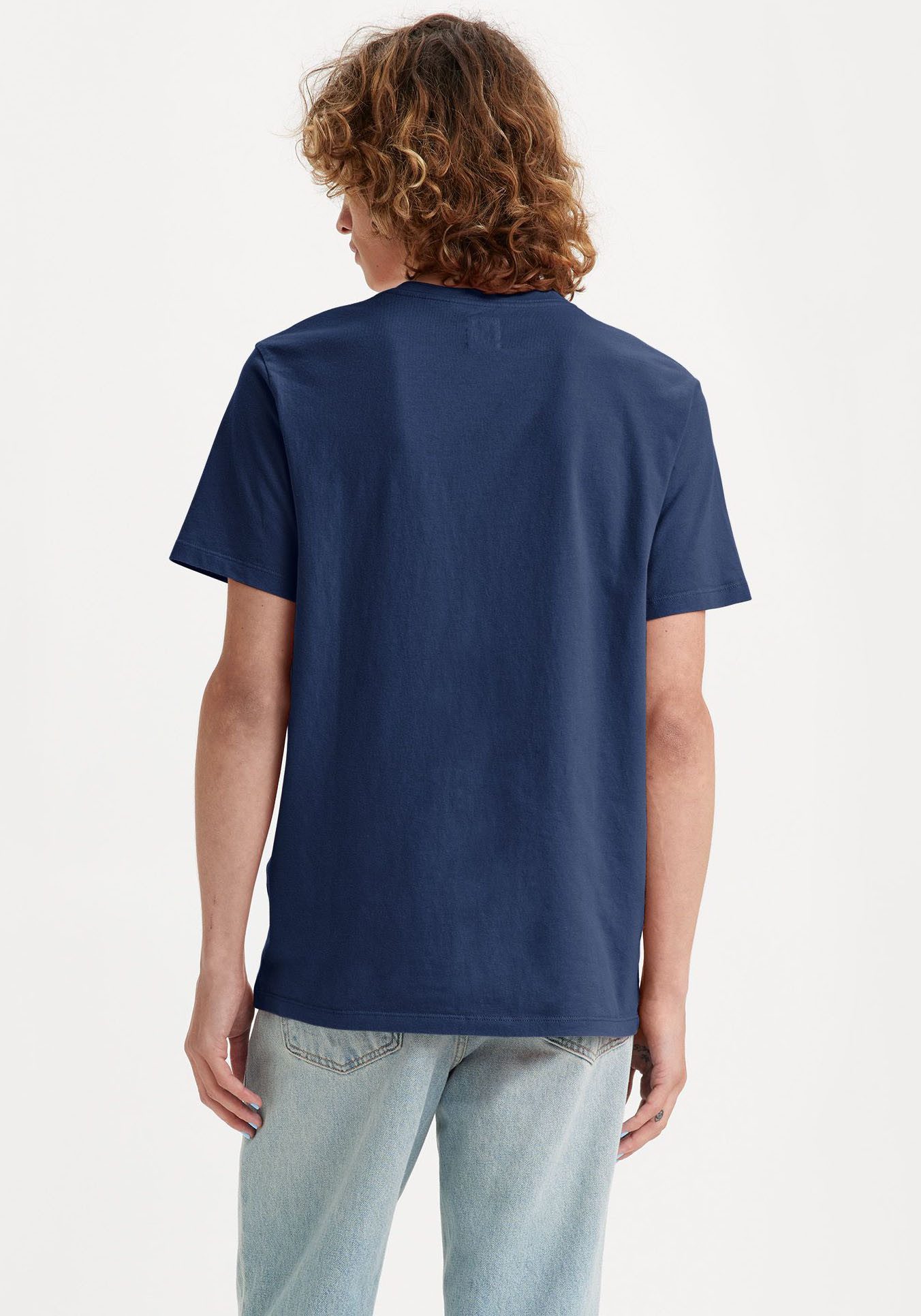 Levi's® V-Shirt LE ORIGINAL HM VNECK mit Logostickerei