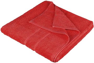 StickandShine Badetücher 4er Set Premium Frottee Badetücher 100x150 cm ROT 500g/m² aus 100% Baumwolle (4 Stück) Frottee 100 x 150 Badetuch