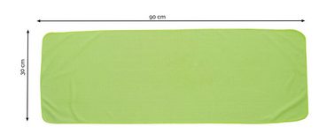 ZOLLNER Handtücher, Mikrofaser (1-St), 30 x 90 cm, 100% Polyester, kühlend, mit Aufbewahrungsdose