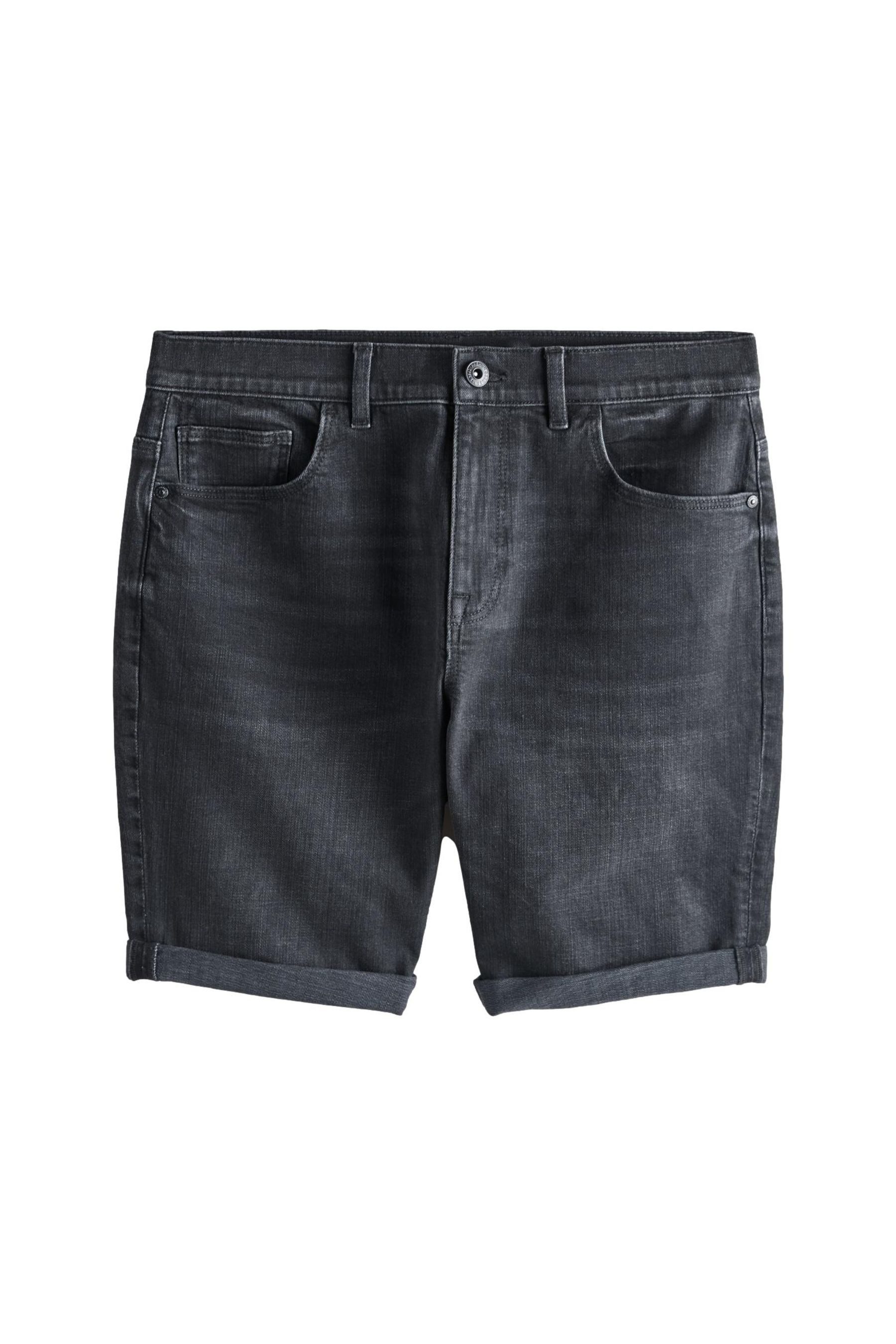Jeansshorts Slim Fit Denim-Shorts mit Stretchanteil