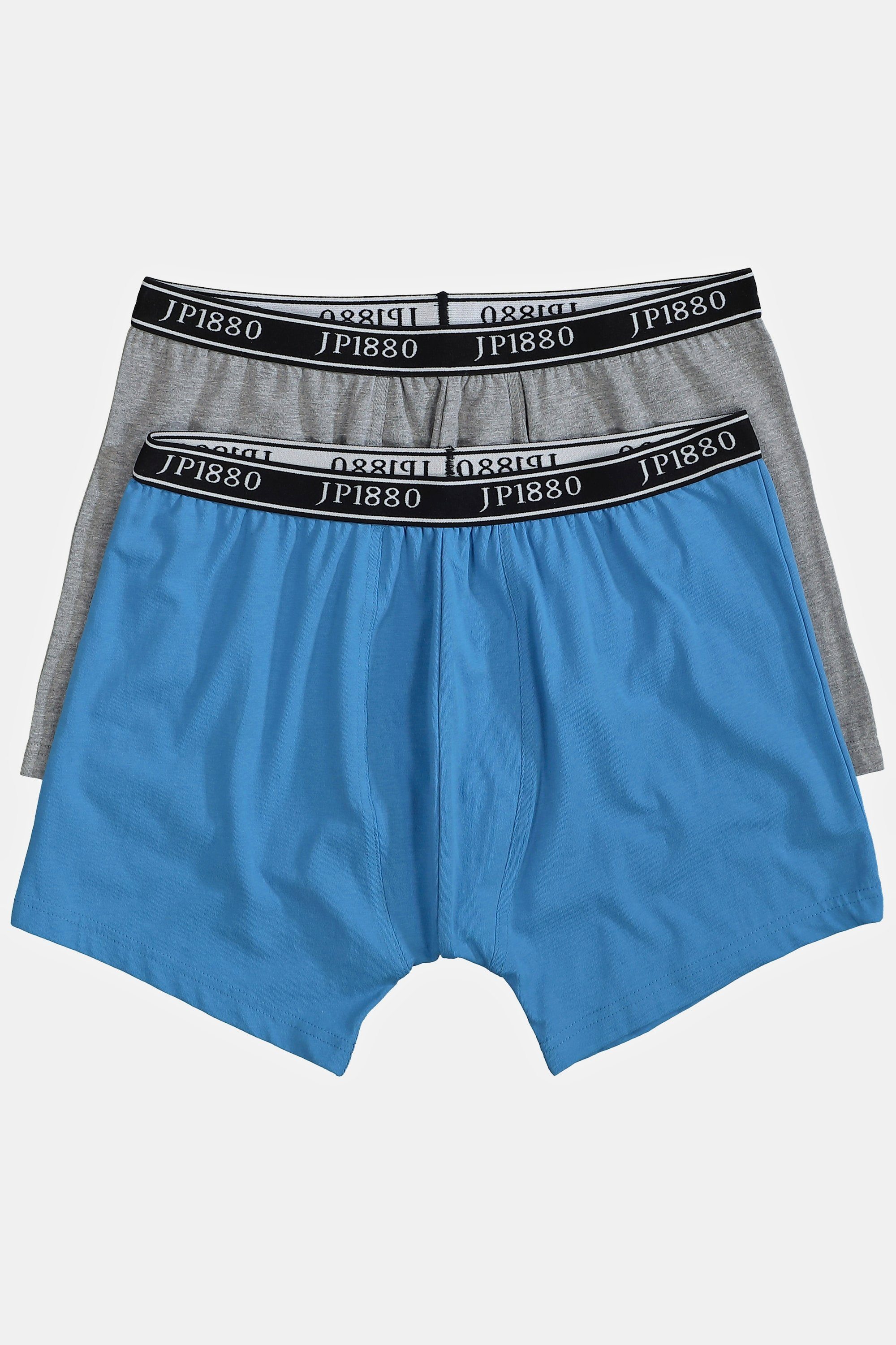 JP1880 Slip Midpants FLEXNAMIC® 2er-Pack Unterhose (2-St) helles azurblau