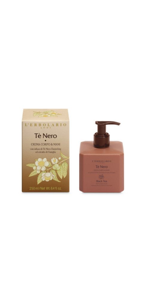 L´ERBOLARIO Körperlotion Black Tea 250 ml, Mit Darjeeling-Schwarztee Extrakten