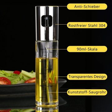 MDHAND Ölspender Ölsprüher zum Kochen, Öl Sprühflasche, (Set, 2-tlg), Olivenölsprüher für Salat, Grillen, Backen in der Küche( Zweierpack)