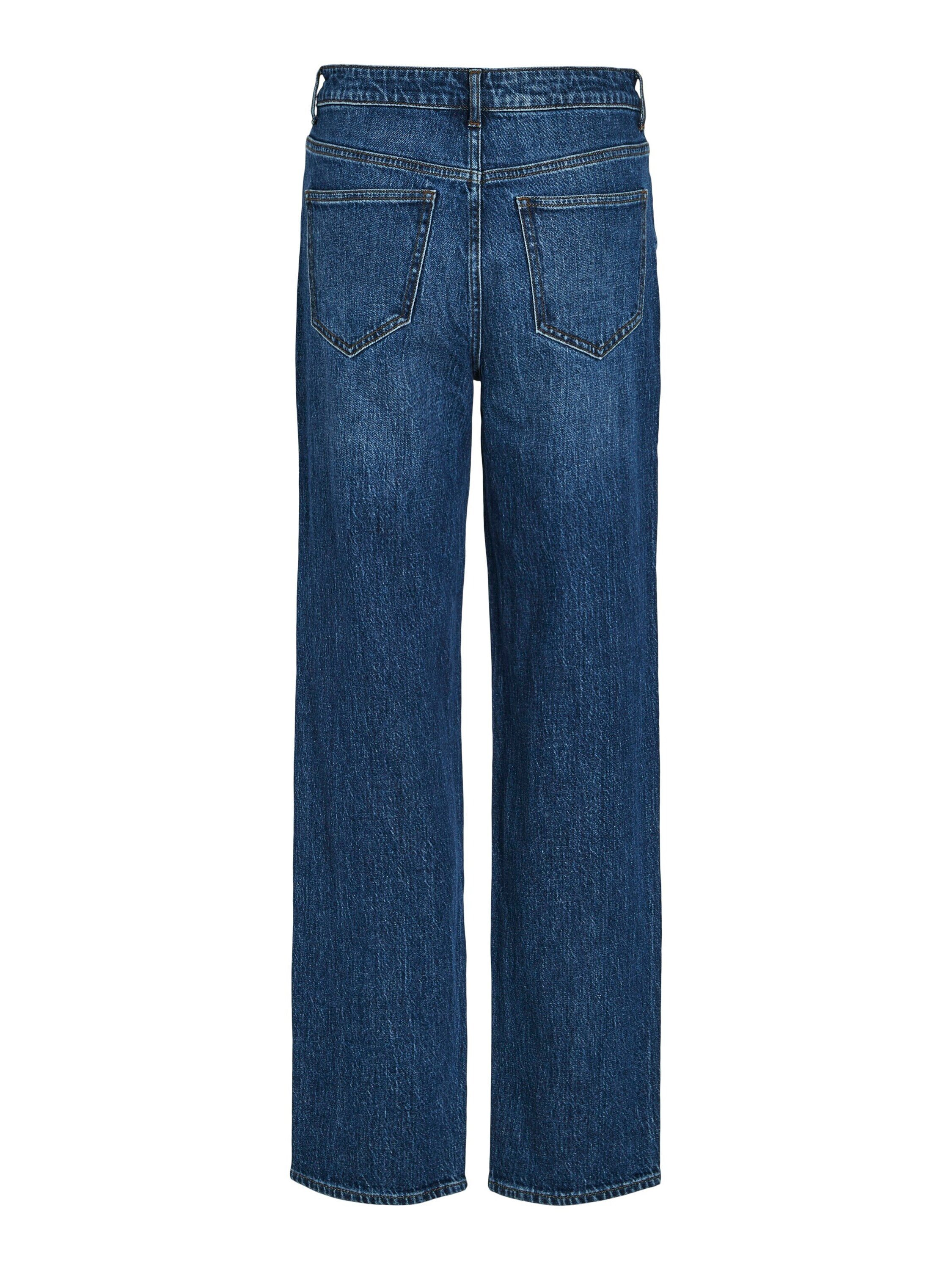 Vila Loose-fit-Jeans KELLY (1-tlg) Plain/ohne Details