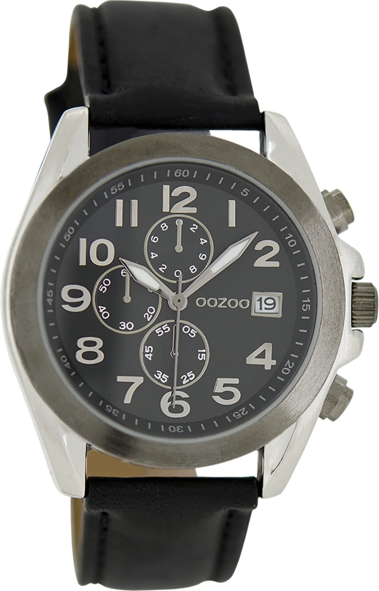 OOZOO Quarzuhr Oozoo Damen Armbanduhr Timepieces Analog, (Analoguhr), Damenuhr rund, groß (ca. 40mm) Lederarmband, Casual-Style