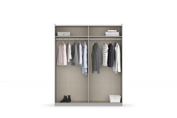 freiraum Schwebetürenschrank Aurelia in grau metallic - 175x210x59 (BxHxT)