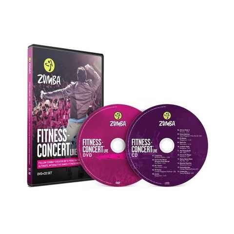 Zumba Fitness Ganzkörpertrainer Fitness-Concert Live Zumba DVD+CD Set, (2-tlg)