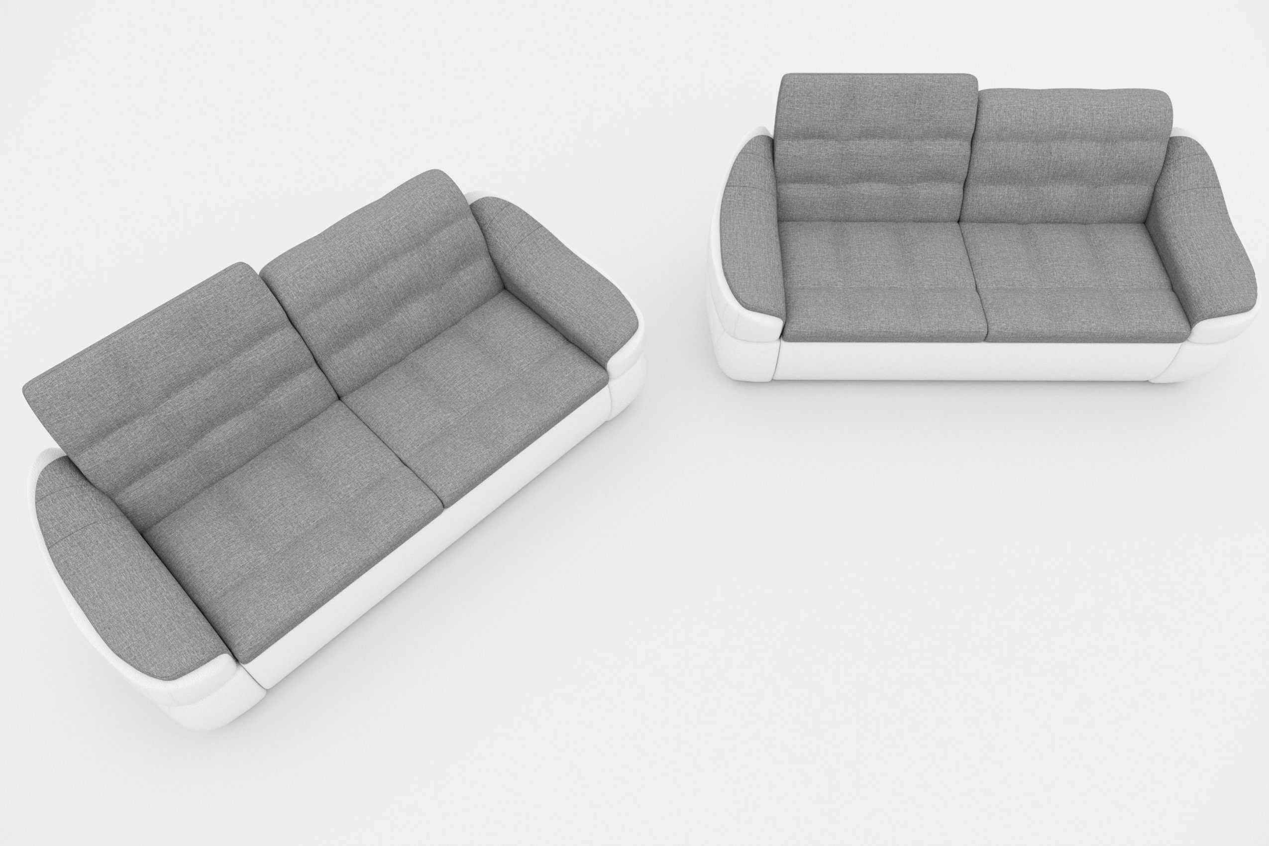 Stylefy Polstergarnitur Modern 2x2-Sitzer bestehend made aus (Set Design, Europa in Sofa, (2-tlg), Alisa