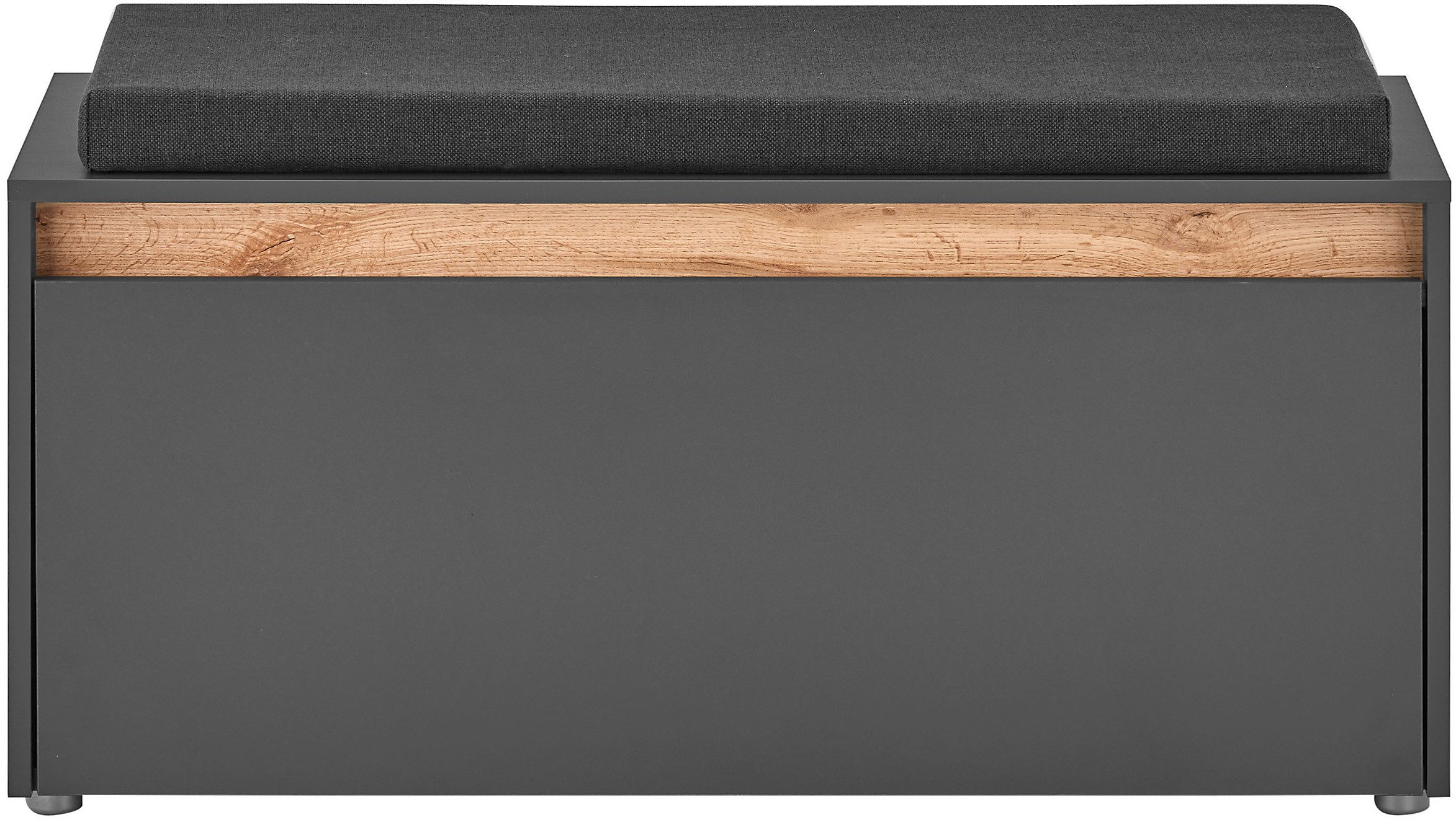 Home affaire Polsterbank GiRON/CiTY, Garderobenbank mit Klappe, Sitzbank in vier Farben (2-St), viel Stauraum, Platz für ca. 8 Paar Schuhe, 100 cm breit