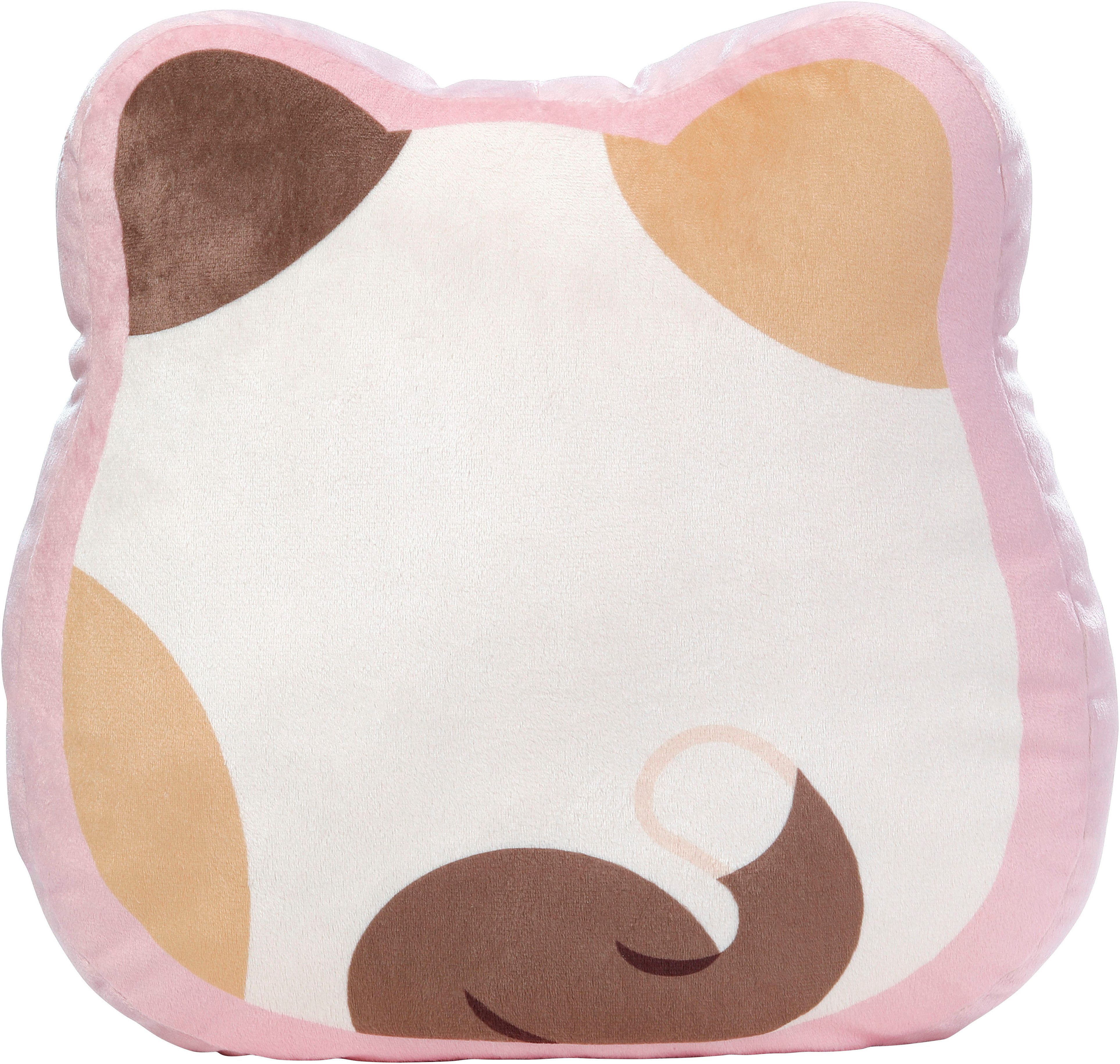 Nici Kuscheltier mymochi, Katze Angy mit Blumentopf 35x33x12 cm