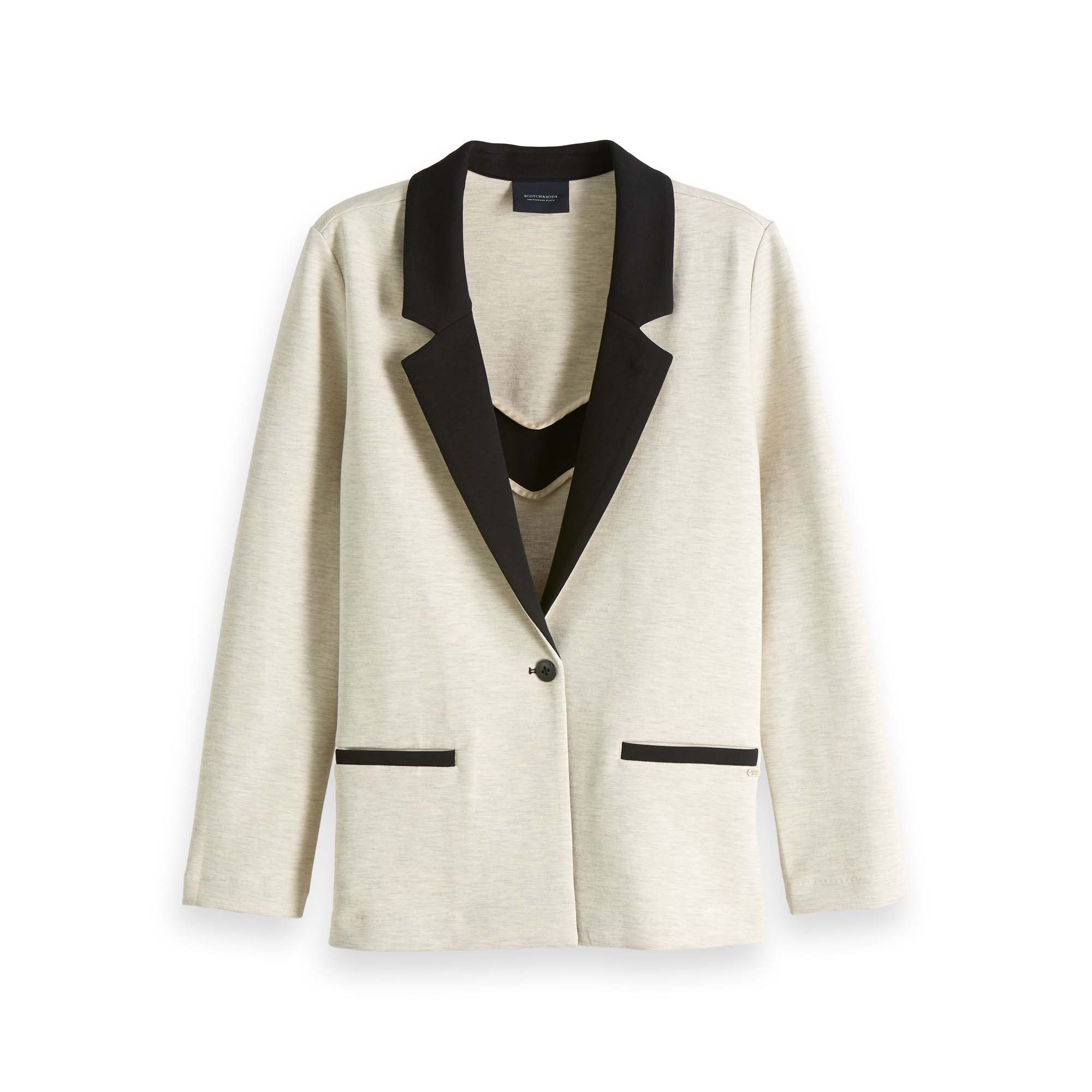 Maison Scotch Allwetterjacke Maison Scotch Damen Blazer Basic Sweat 150582