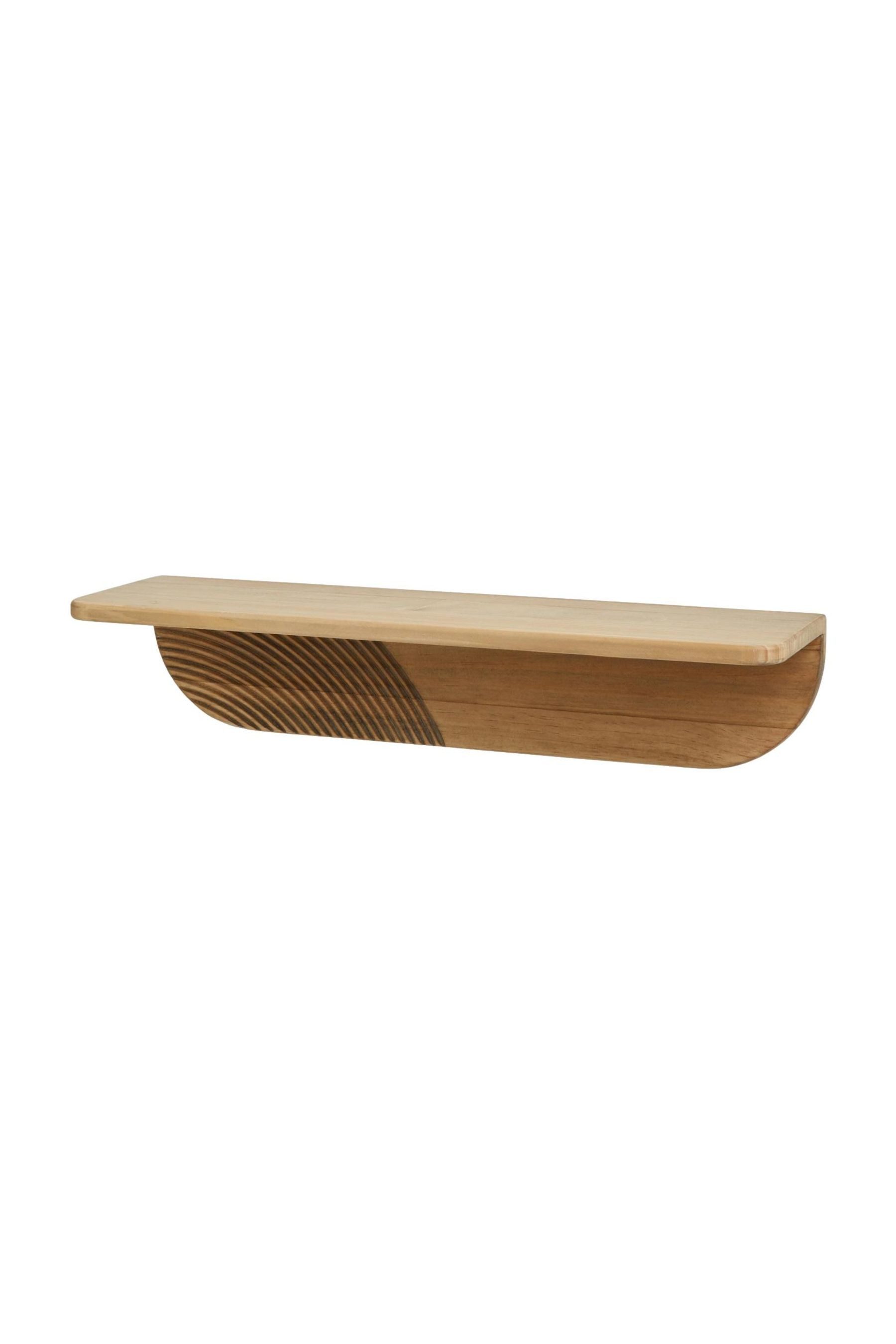 Wandregal Geschnitztes Wandregal aus Holz
