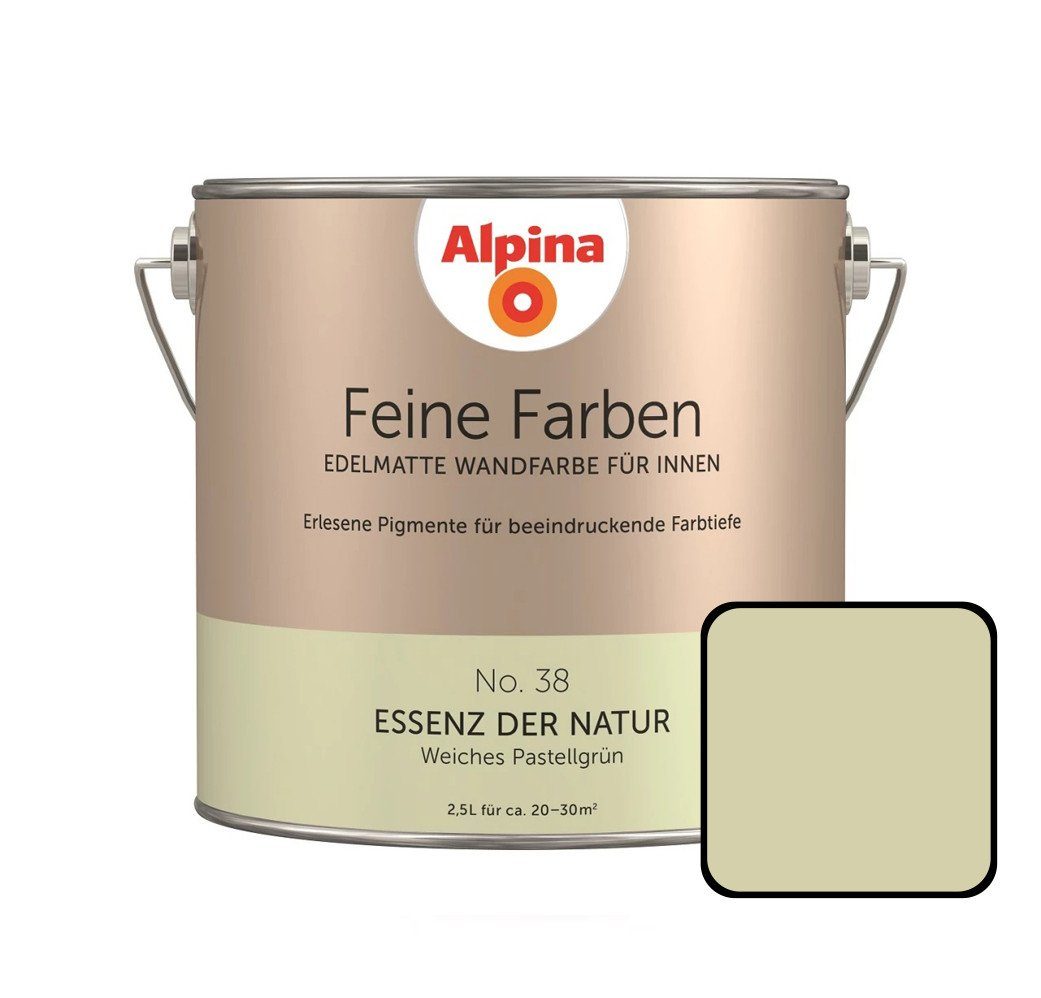Alpina Wandfarbe Alpina Feine Farben No. 38 Essenz der Natur 2,5 L