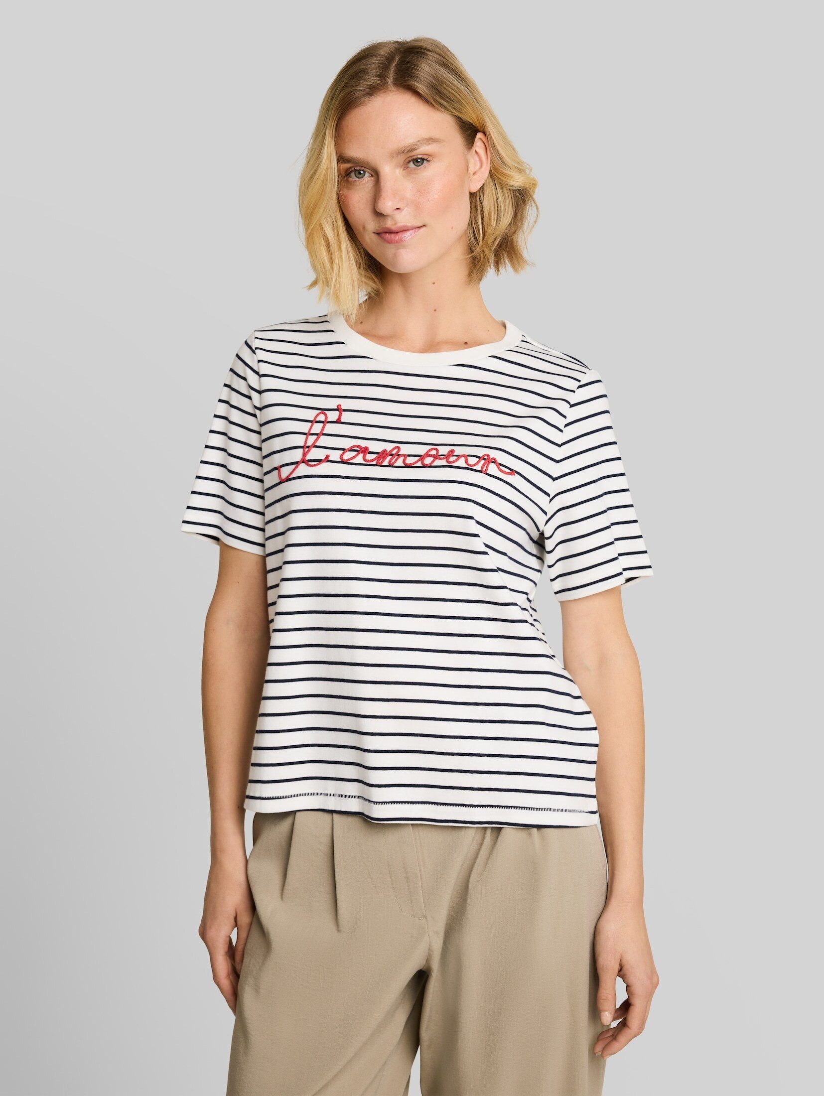 TOM TAILOR T-Shirt T-Shirt T-Shirt mit Schriftzug