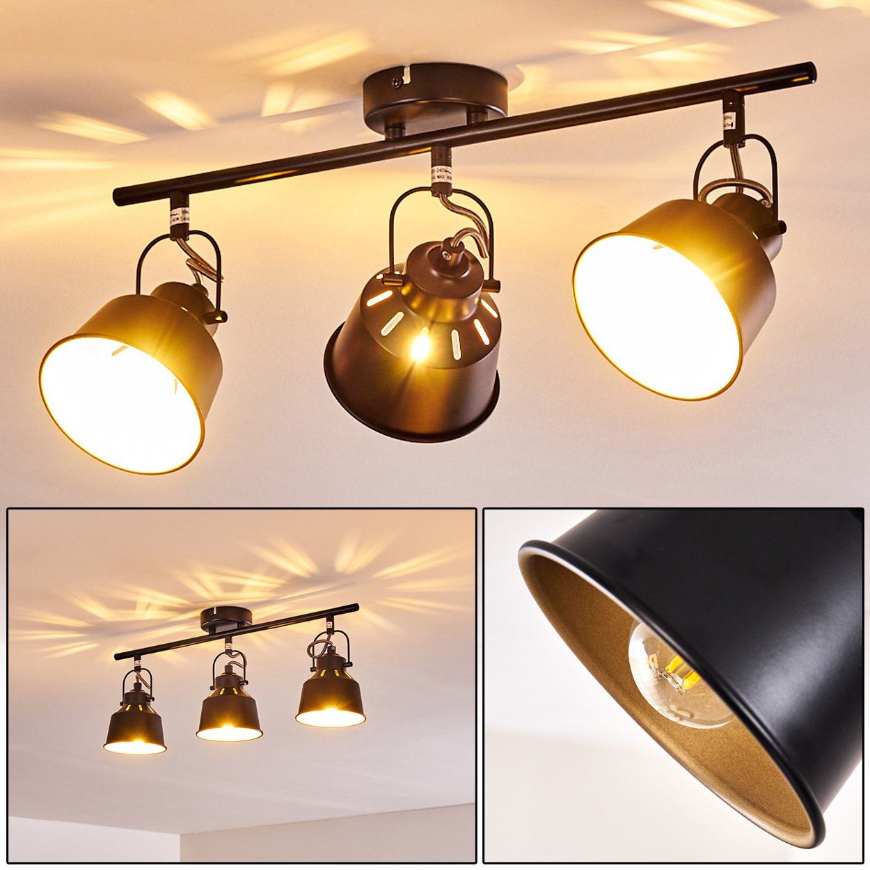 hofstein Deckenleuchte »Rimini« Deckenlampe aus Metall günstig online kaufen