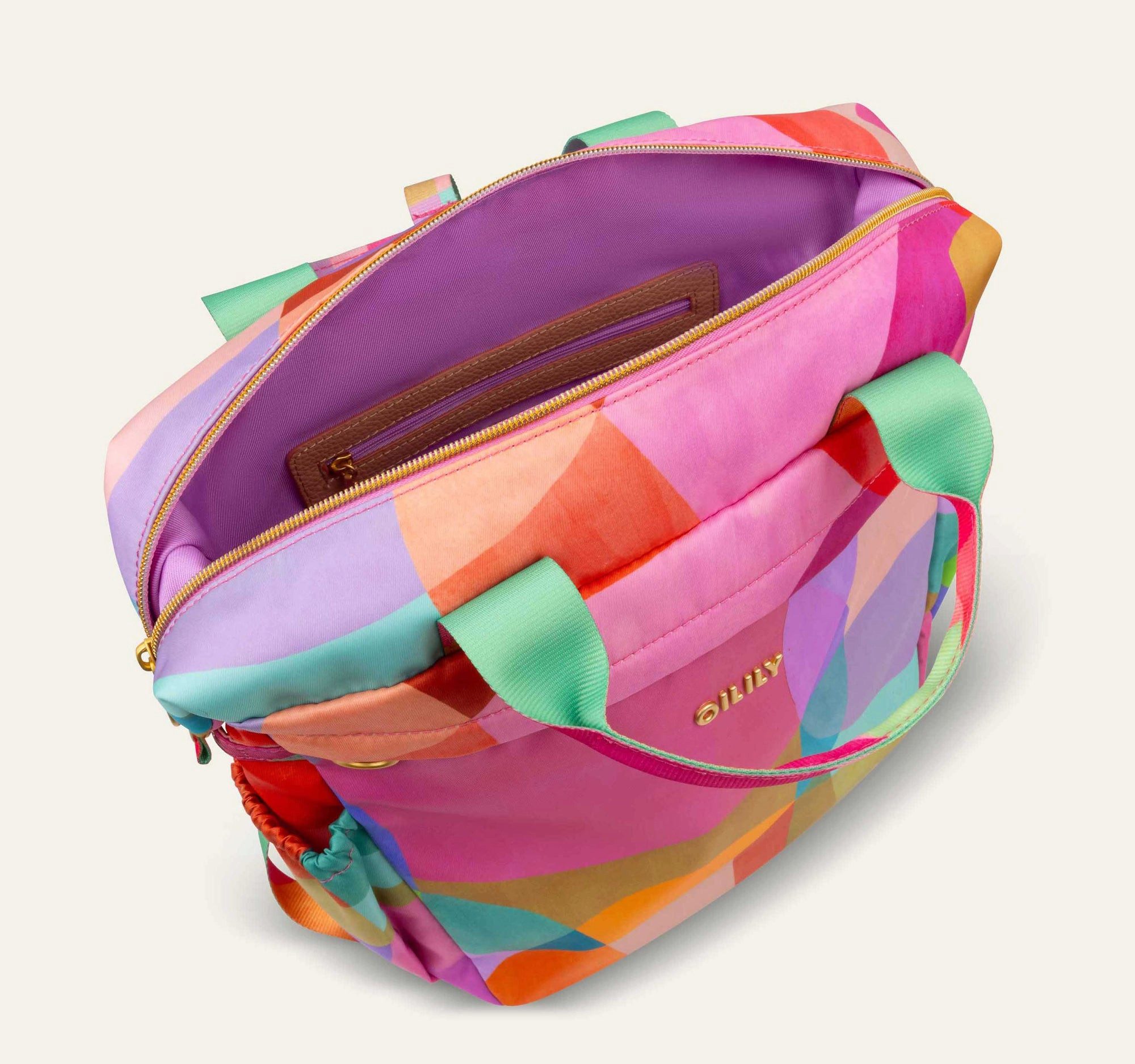 Oilily Rucksack Baani Backpack Sassy Circles Prism Pink