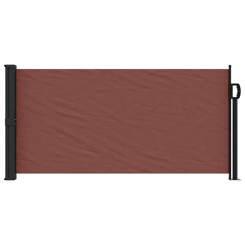 vidaXL Seitenmarkise Seitenmarkise Ausziehbar Braun 100x500 günstig online kaufen