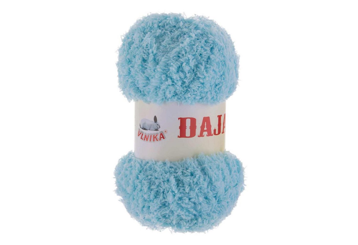 Thumbnail - VLNIKA 10 x 50g Kuschelgarn DAJA Häkelwolle, hellblau