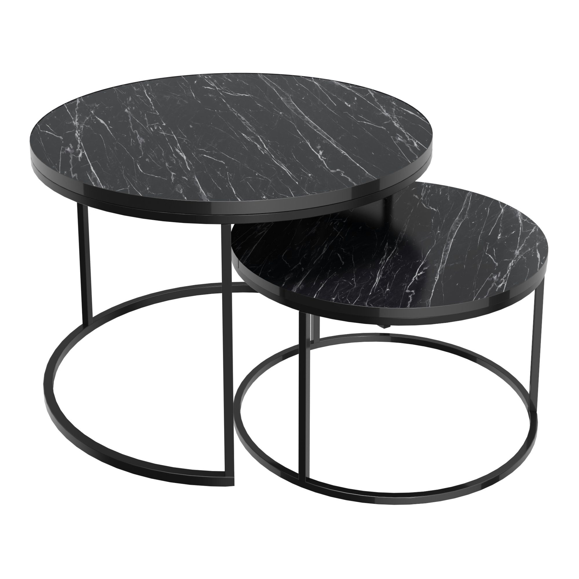 en.casa Couchtisch, »Skagen« Beistelltisch im 2er günstig online kaufen