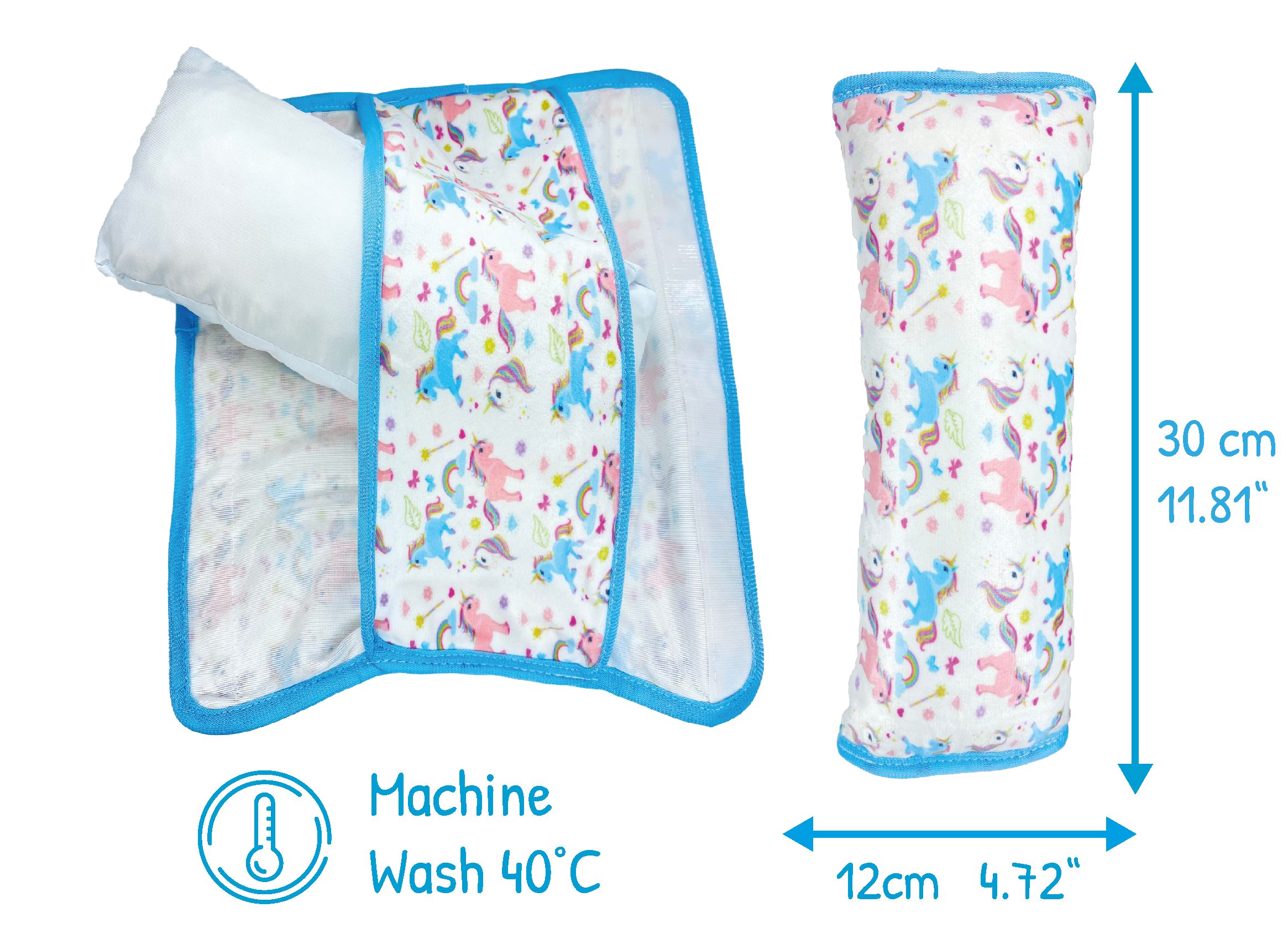 HECKBO Schlafkissen Auto Schlafkissen Einhorn Motiv für Kinder Mädchen Jung günstig online kaufen