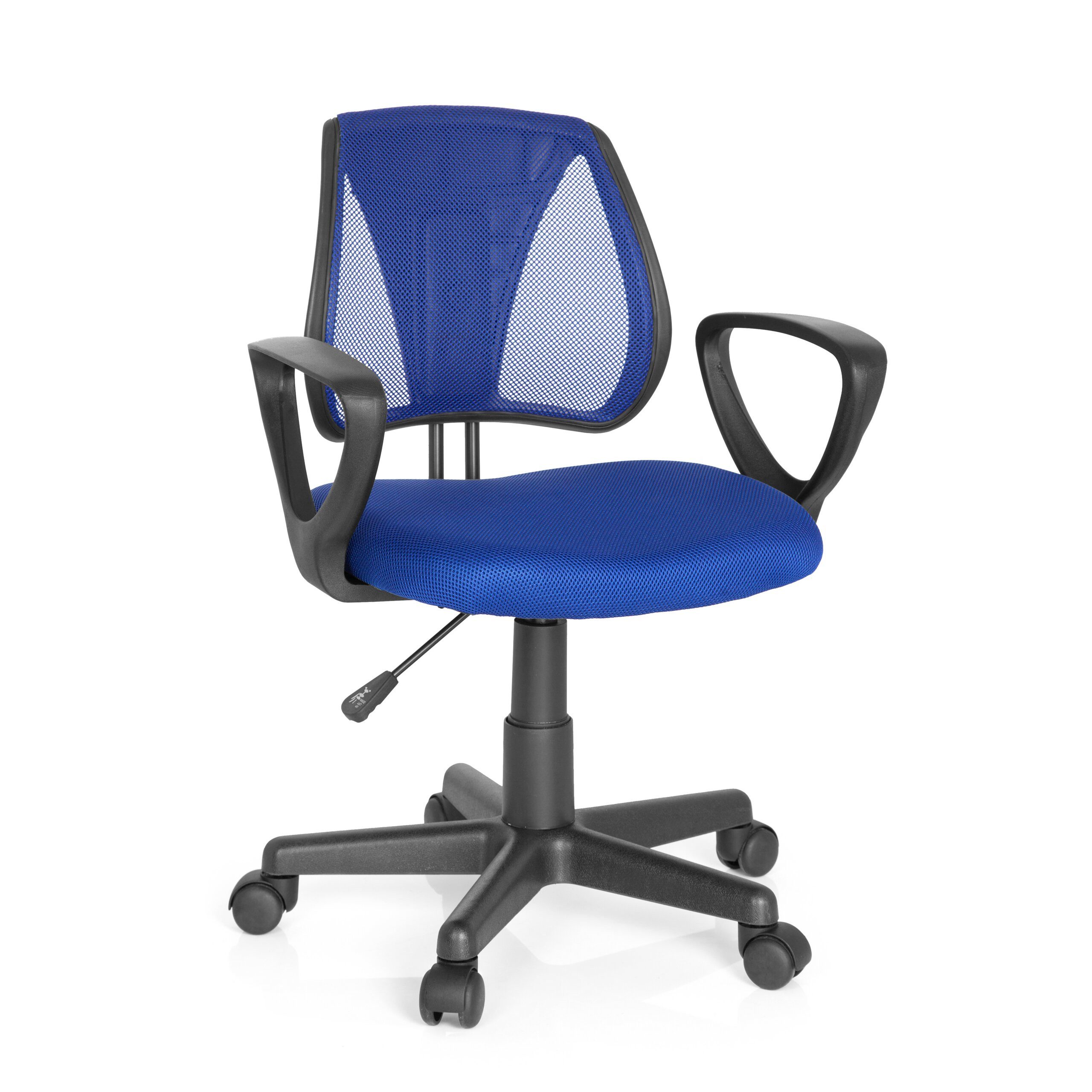 hjh OFFICE Drehstuhl Kinderdrehstuhl Kiddy Cd Stoff / Netzstoff (1 St), Kinder Bürostuhl mitwachsend, ergonomisch