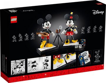 LEGO® Konstruktionsspielsteine LEGO® Disney™ Micky Maus und Minnie Maus, (Set, 1739 St)